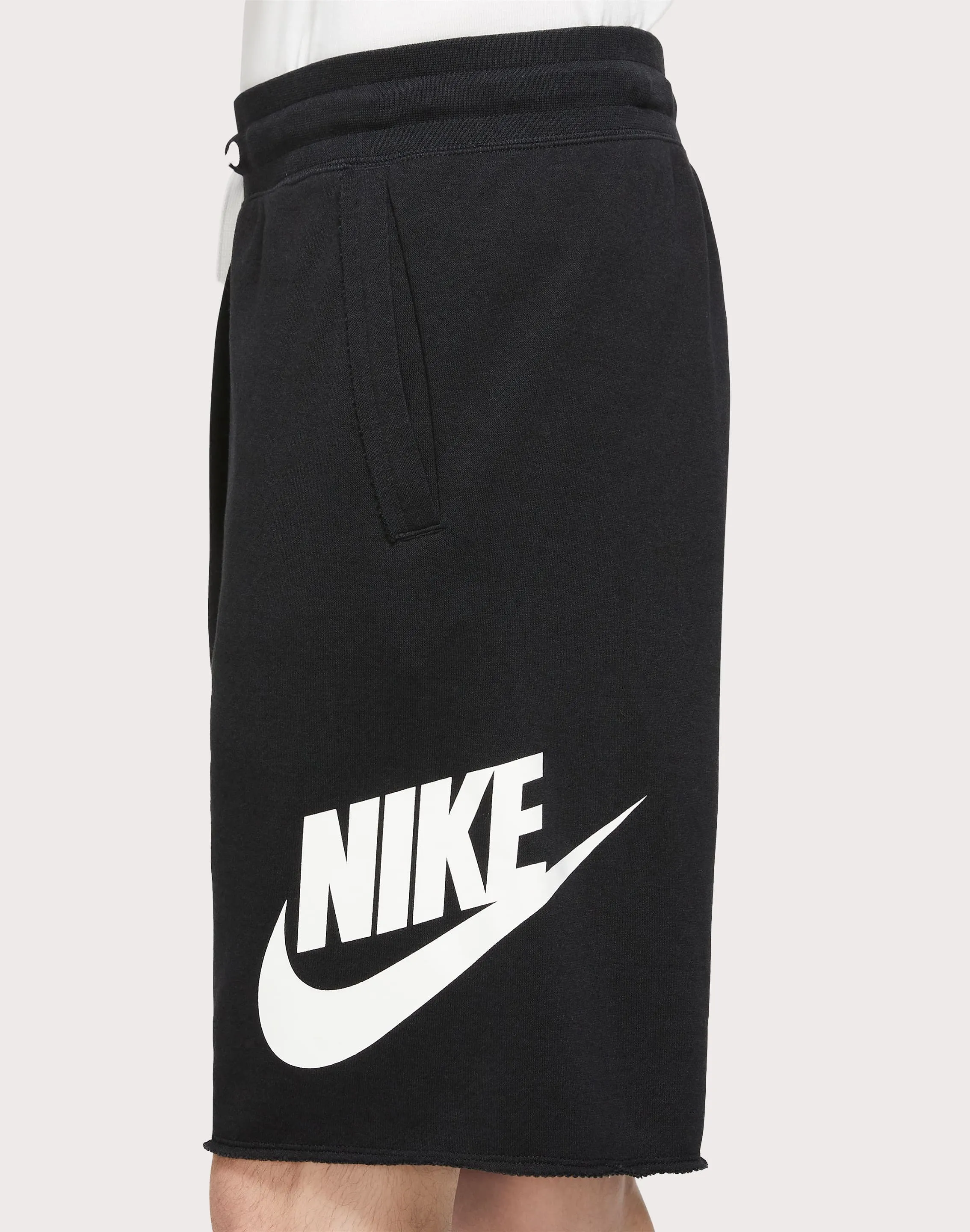 Nike Club Fleece Alumni French Terry Black Shorts