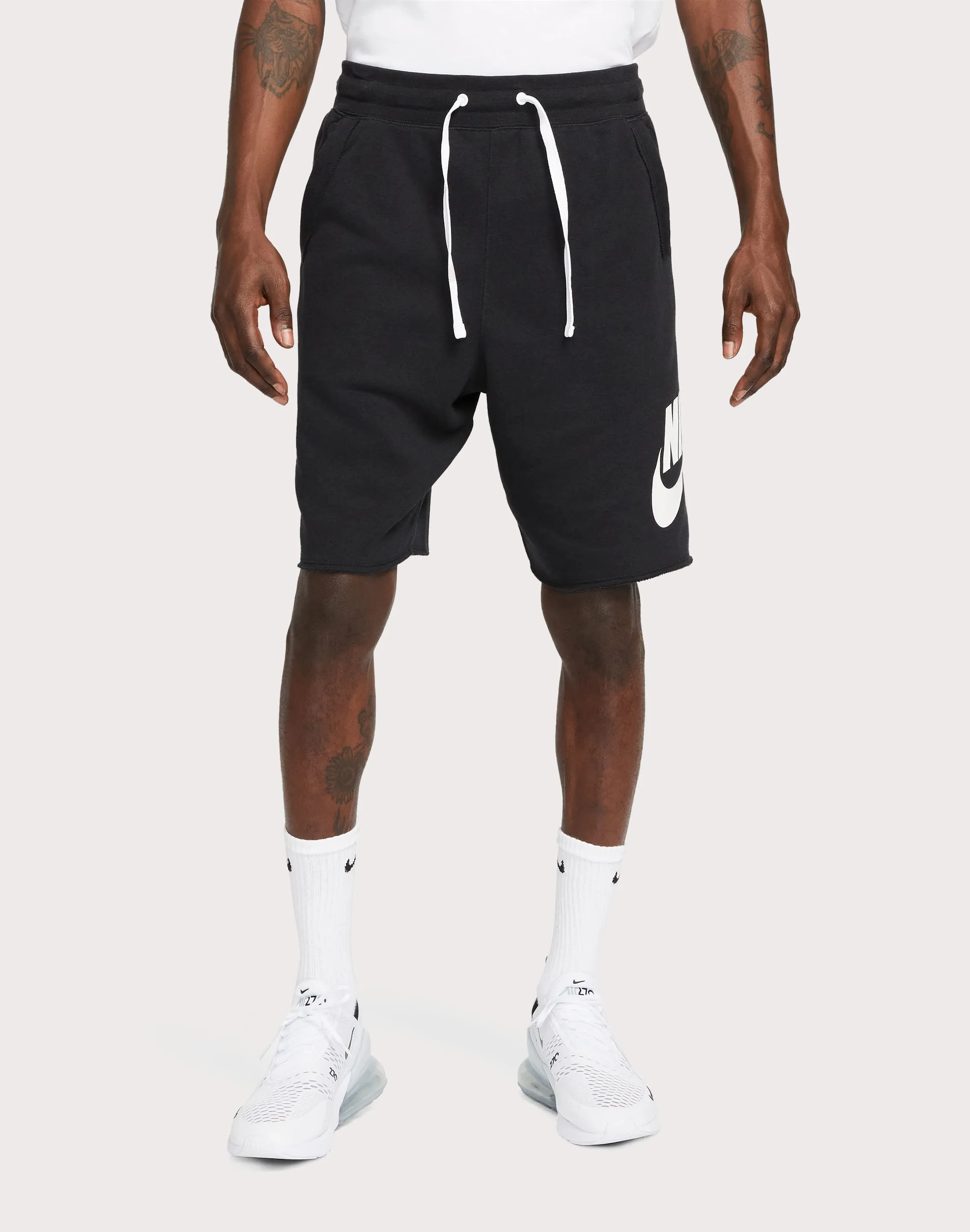 Nike Club Fleece Alumni French Terry Black Shorts