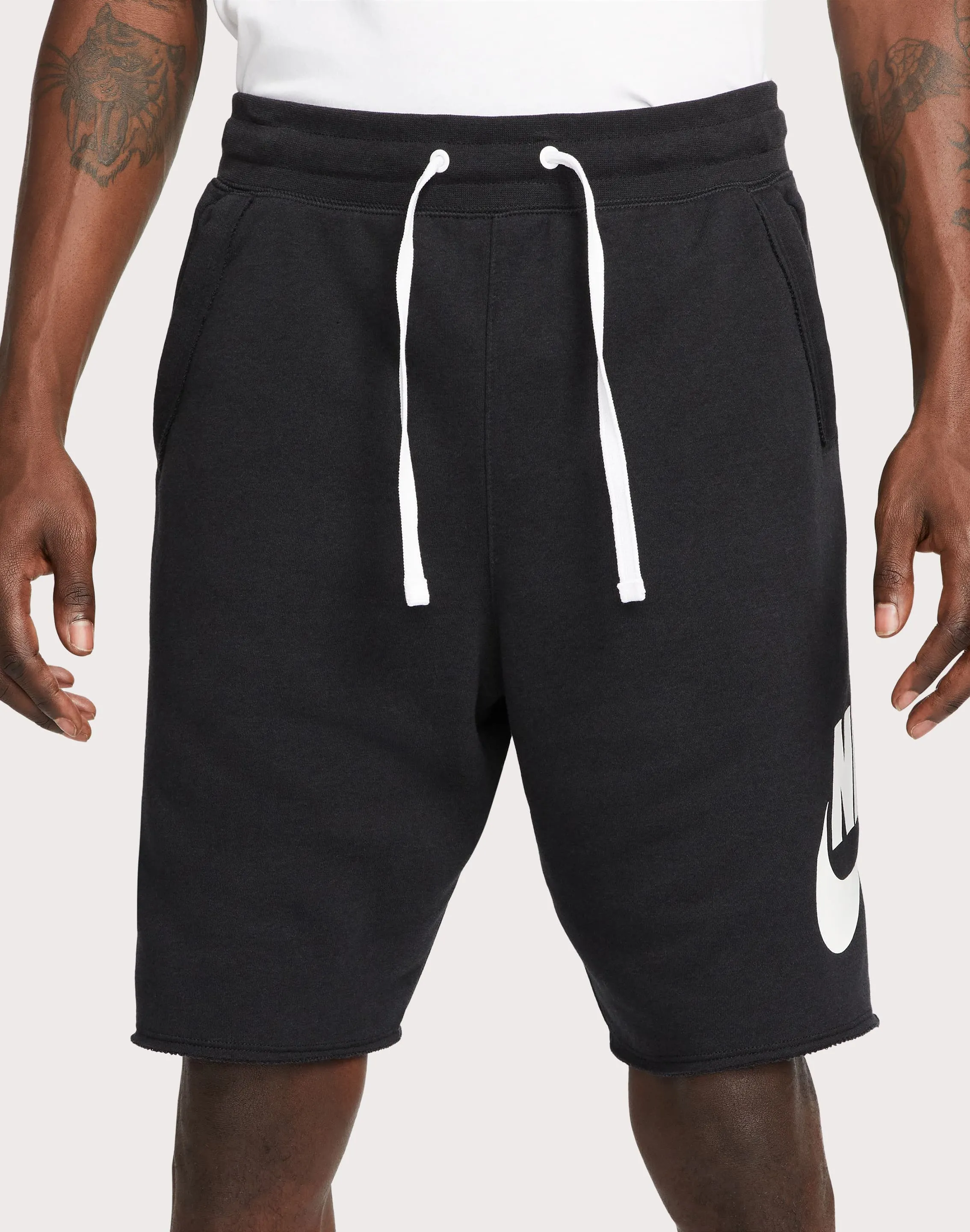 Nike Club Fleece Alumni French Terry Black Shorts