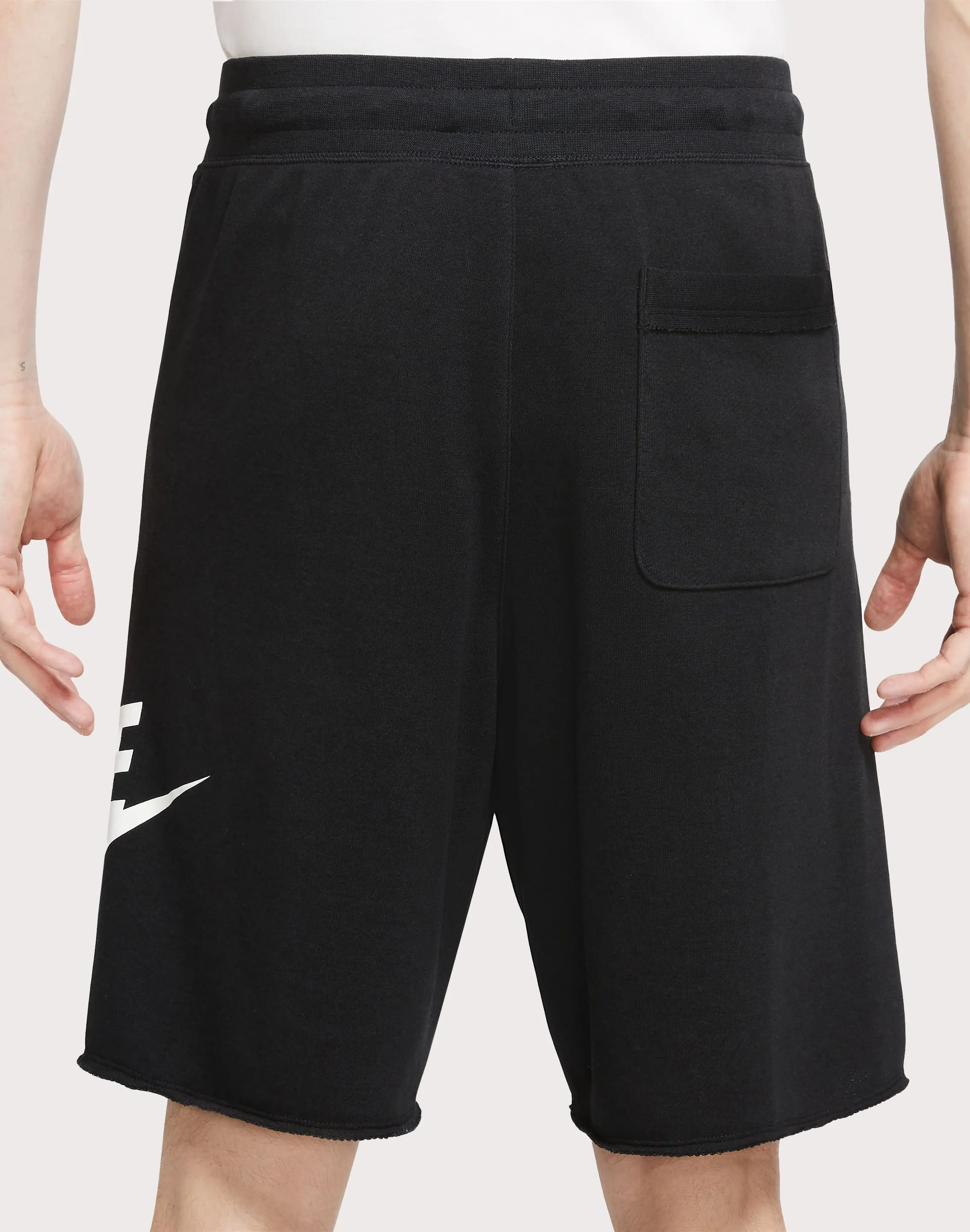 Nike Club Fleece Alumni French Terry Black Shorts
