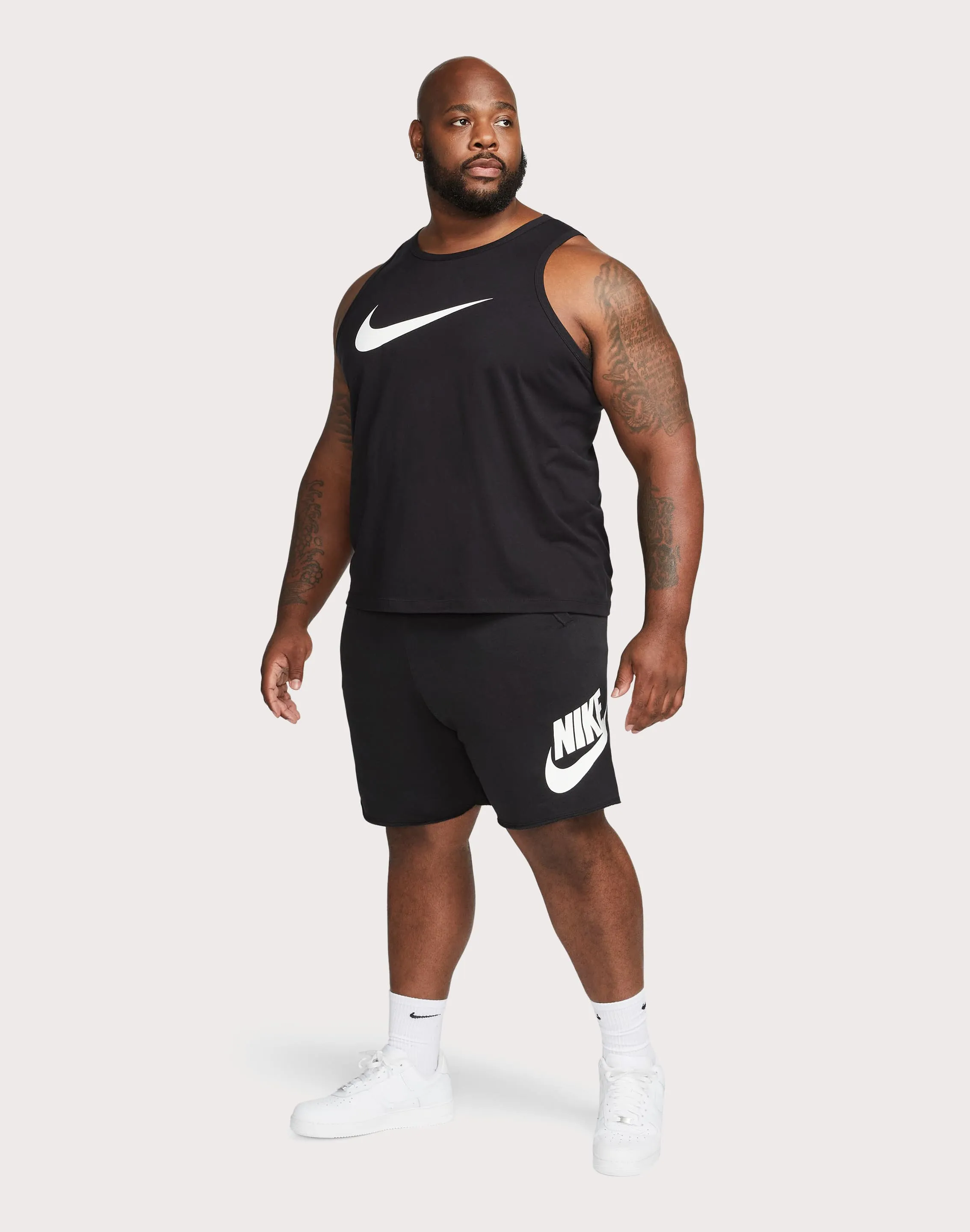 Nike Club Fleece Alumni French Terry Black Shorts