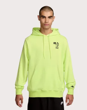 Nike Club French Terry Pullover Lime Hoodie