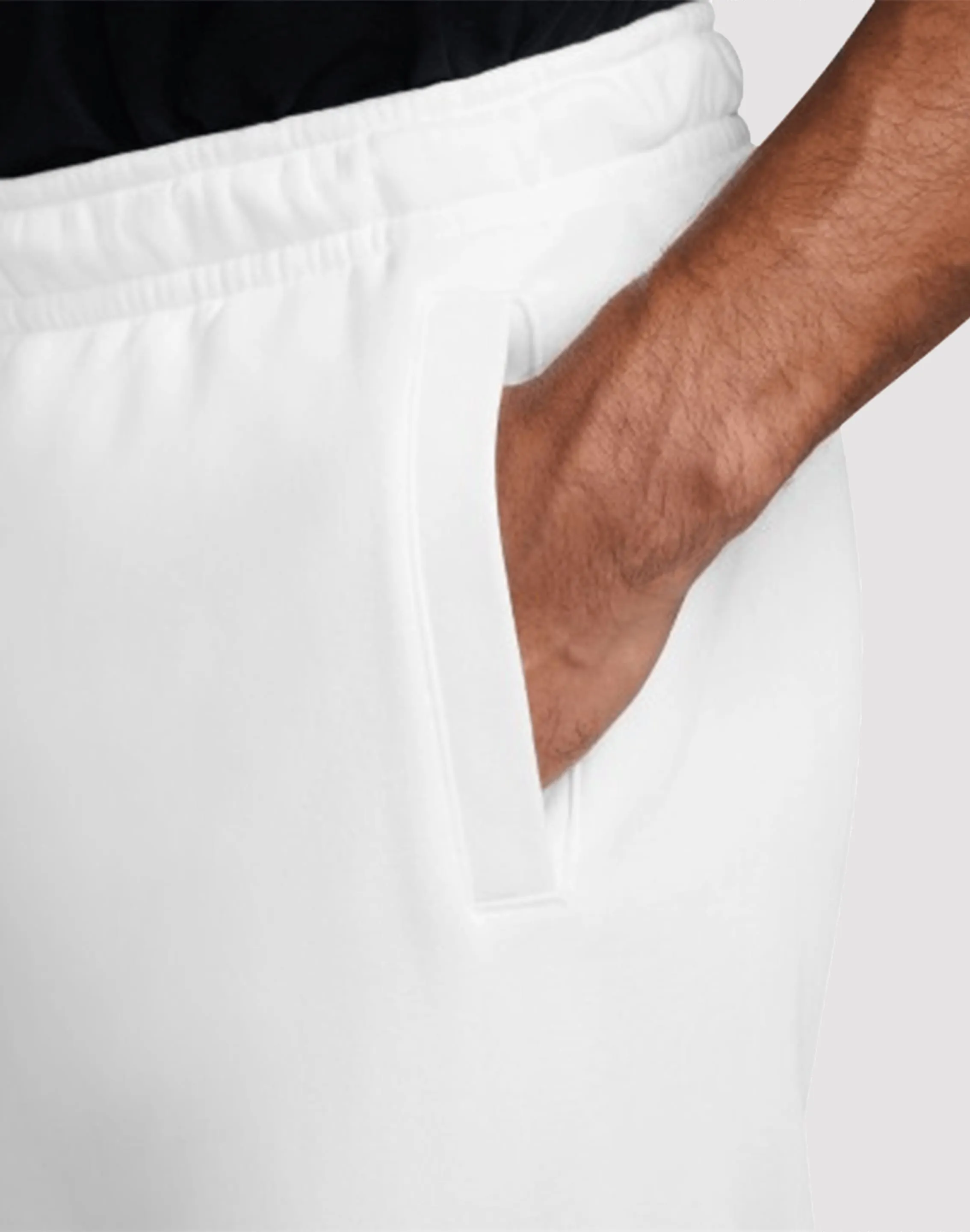 Nike Essentials Fleece Baseline White Pants