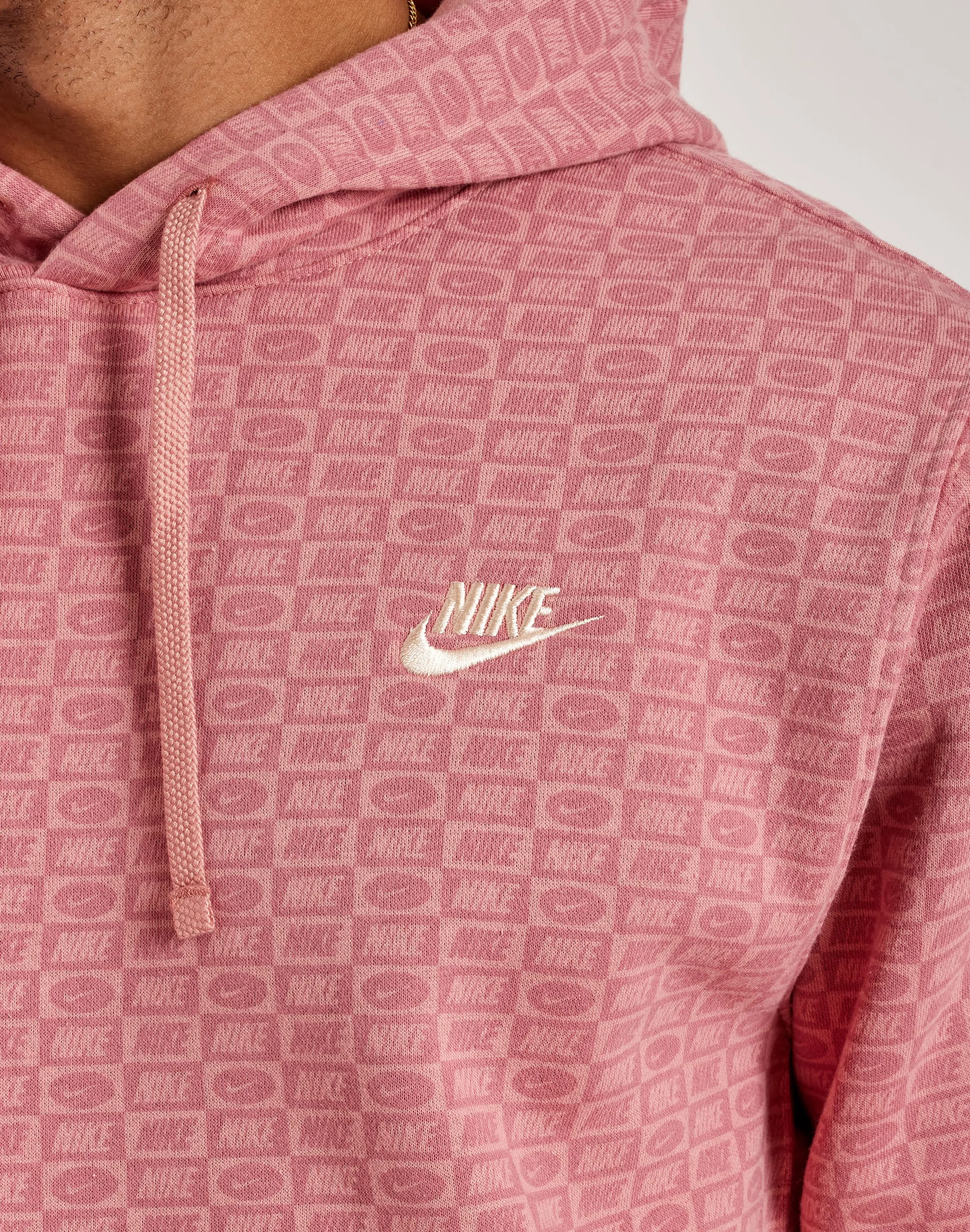 Nike Monogram Club Fleece Pullover Hoodie