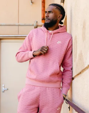 Nike Monogram Club Fleece Pullover Hoodie