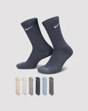 Nike Nike Everyday Plus Cushioned Training Crew Socks (6 Pairs