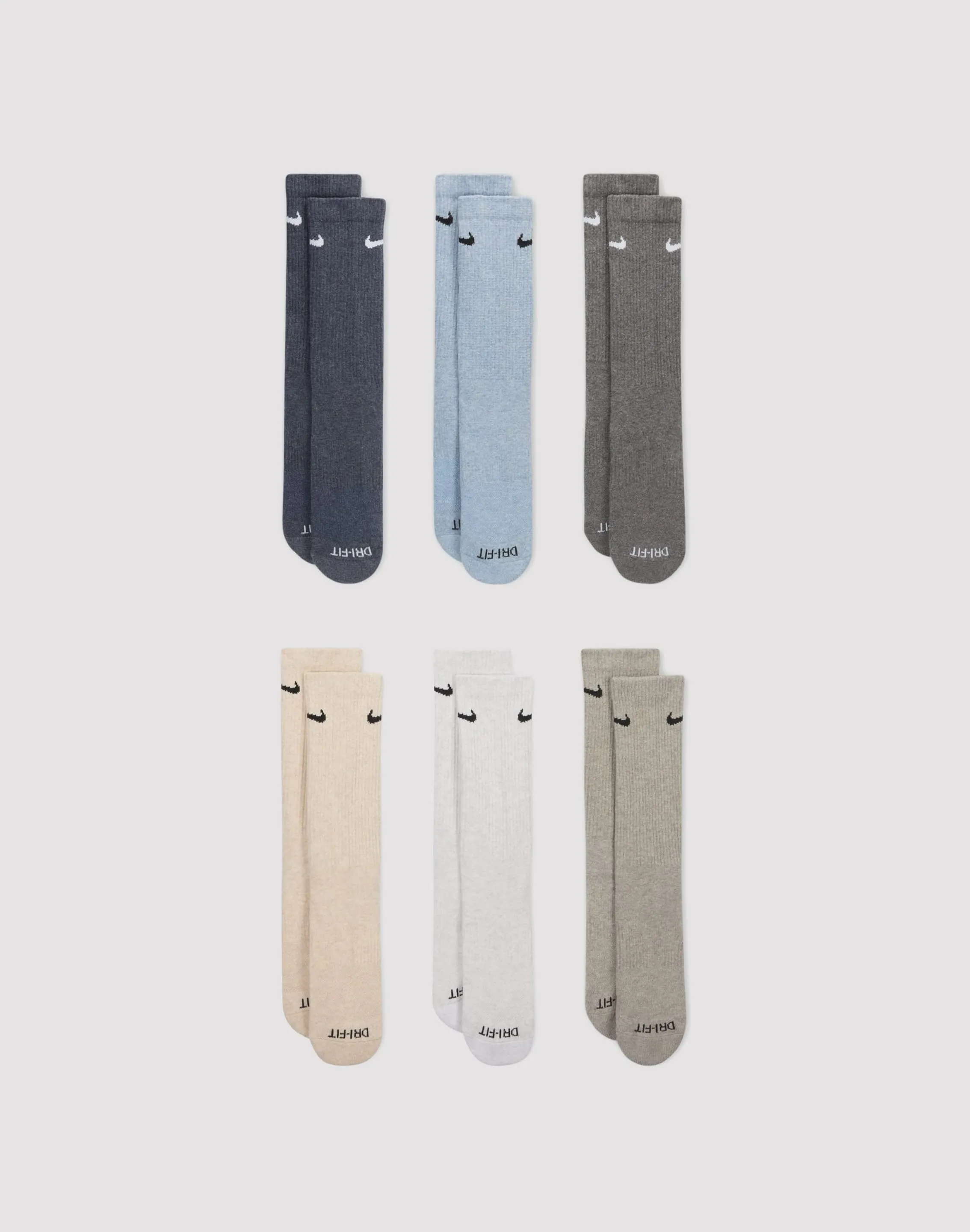 Nike Nike Everyday Plus Cushioned Training Crew Socks (6 Pairs