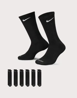 Nike Nike Men's Everyday Plus Cushion Crew Training Socks - 6 Pairs