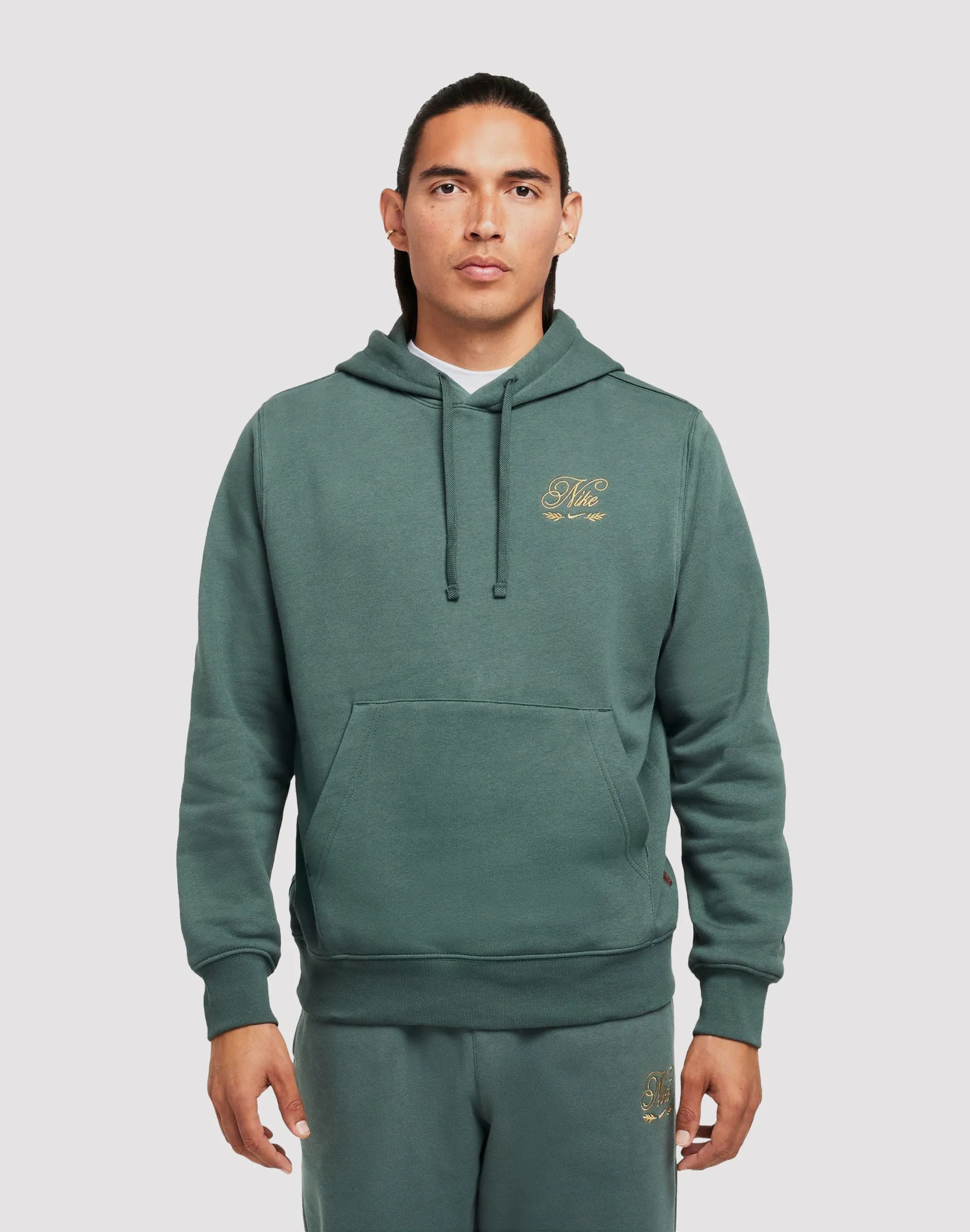 Nike Sportswear Club Fleece Pullover Green Hoodie