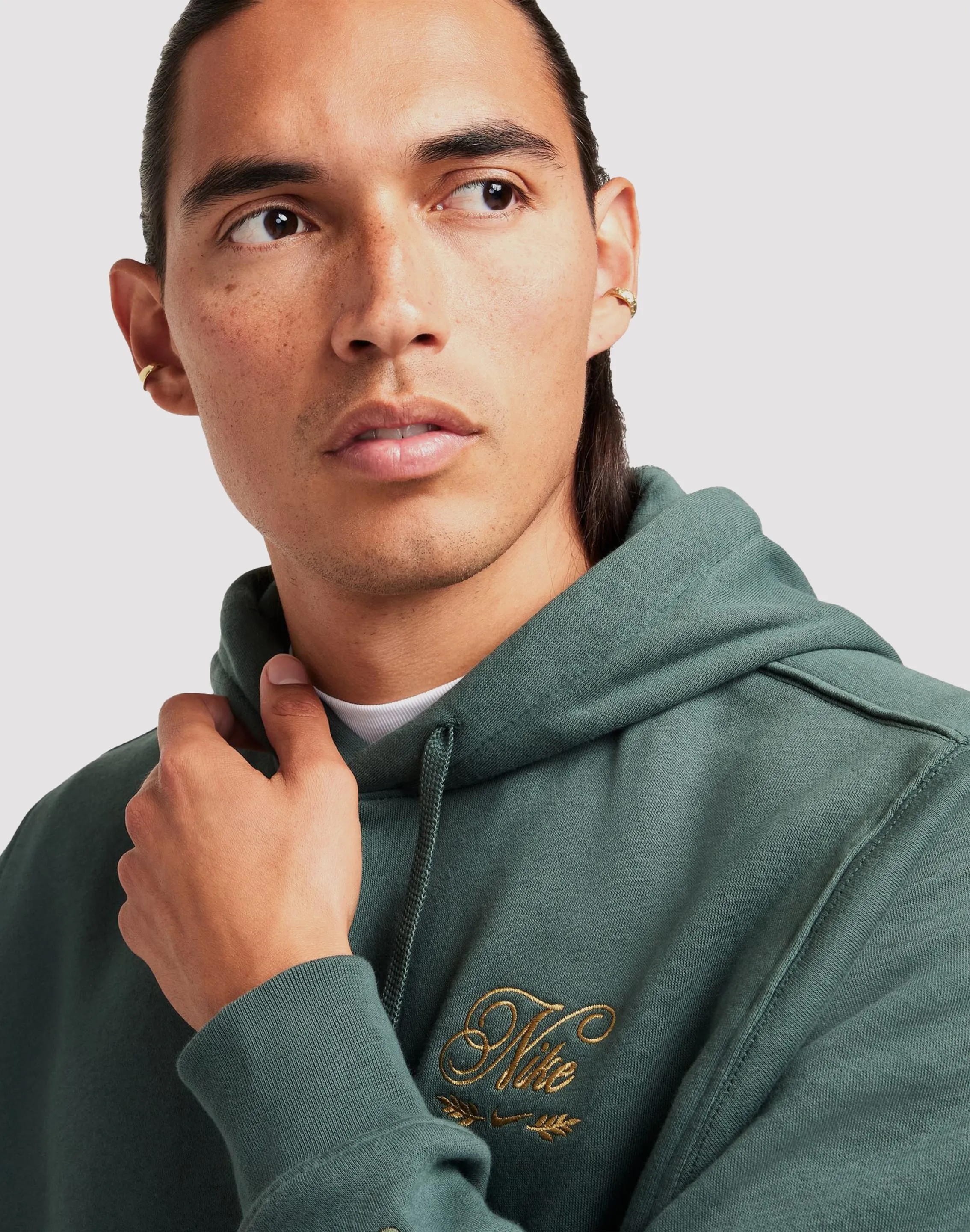 Nike Sportswear Club Fleece Pullover Green Hoodie