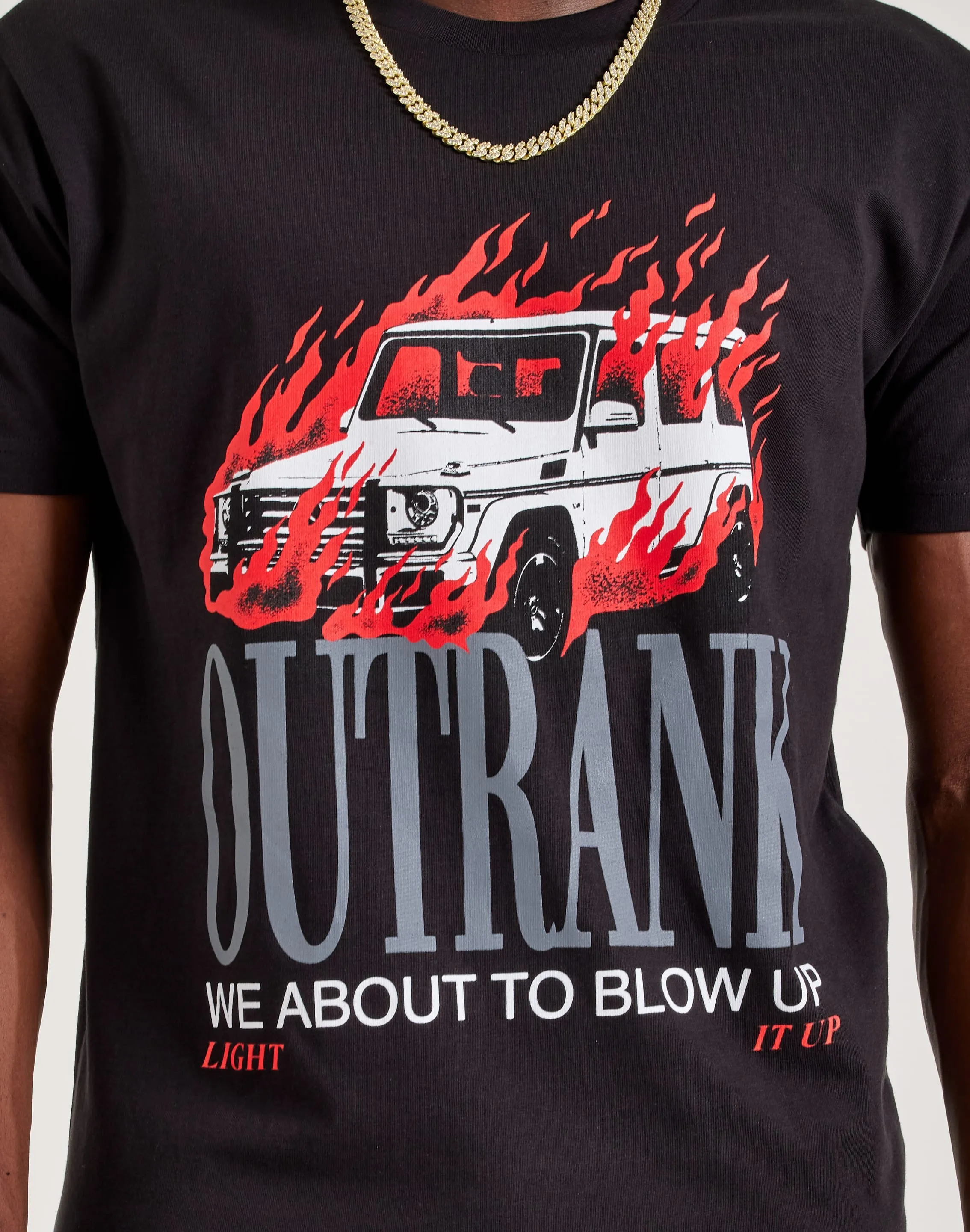 Outrank About To Blow Up Tee