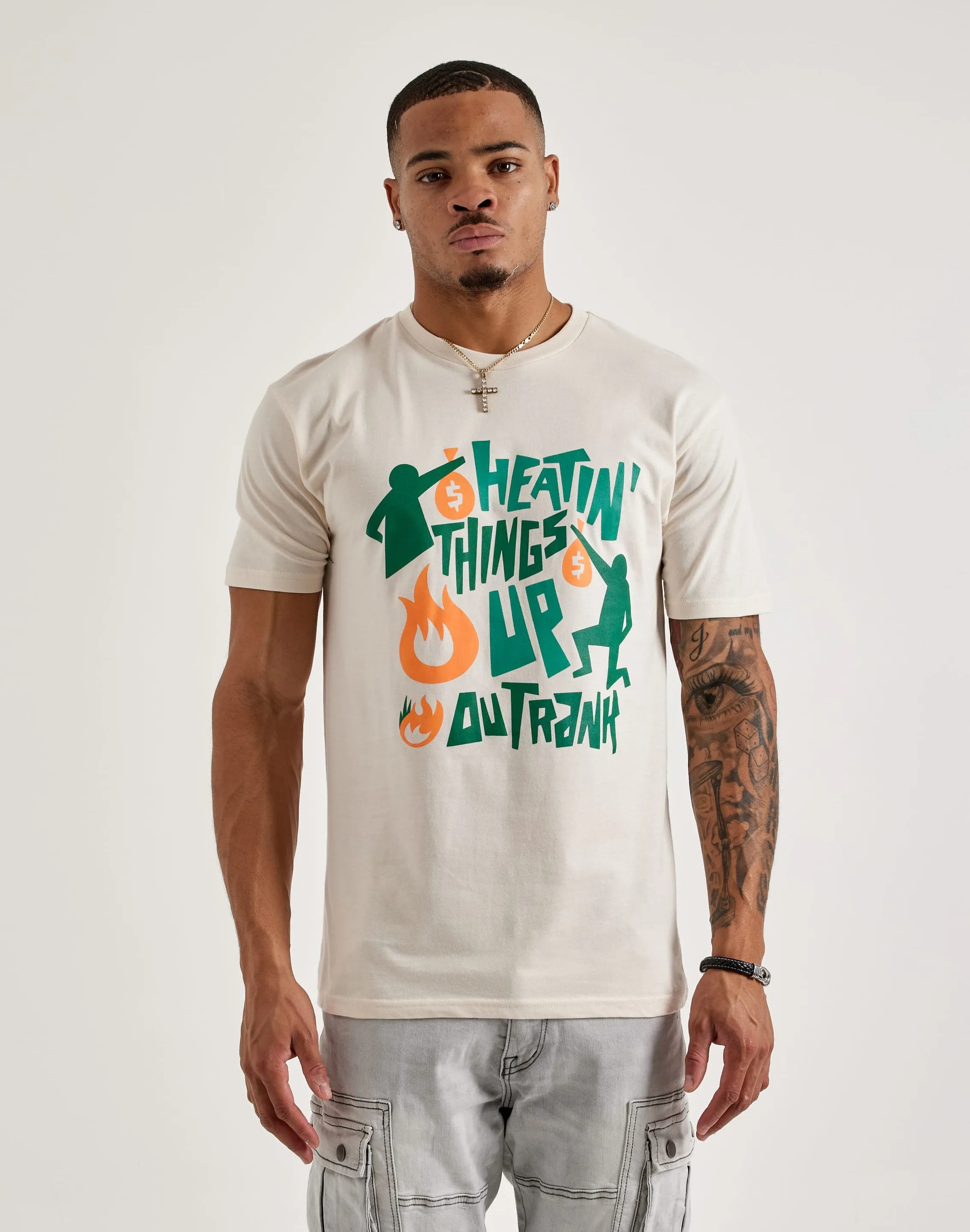 Outrank Heatin Things Up Tee