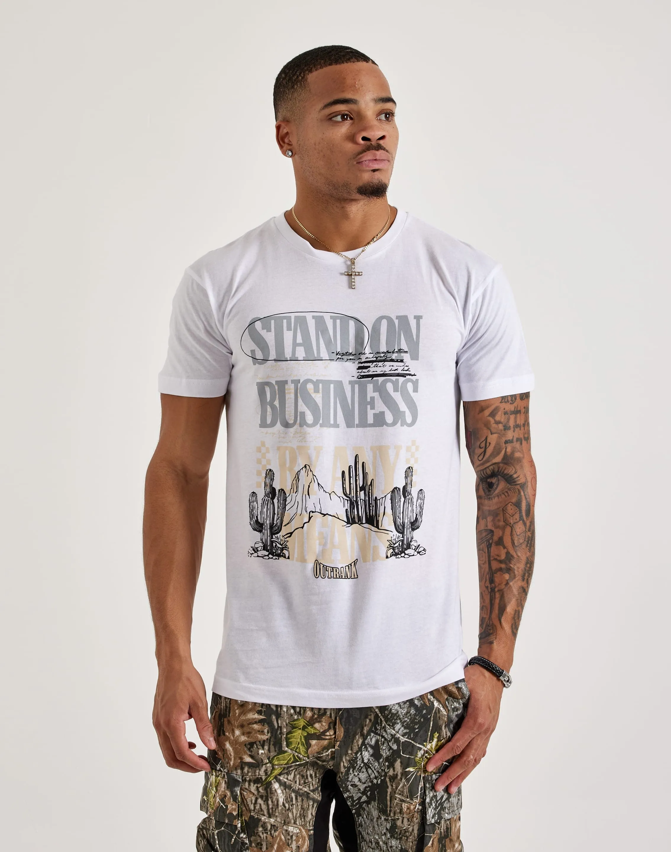 Outrank Stand On Business Tee