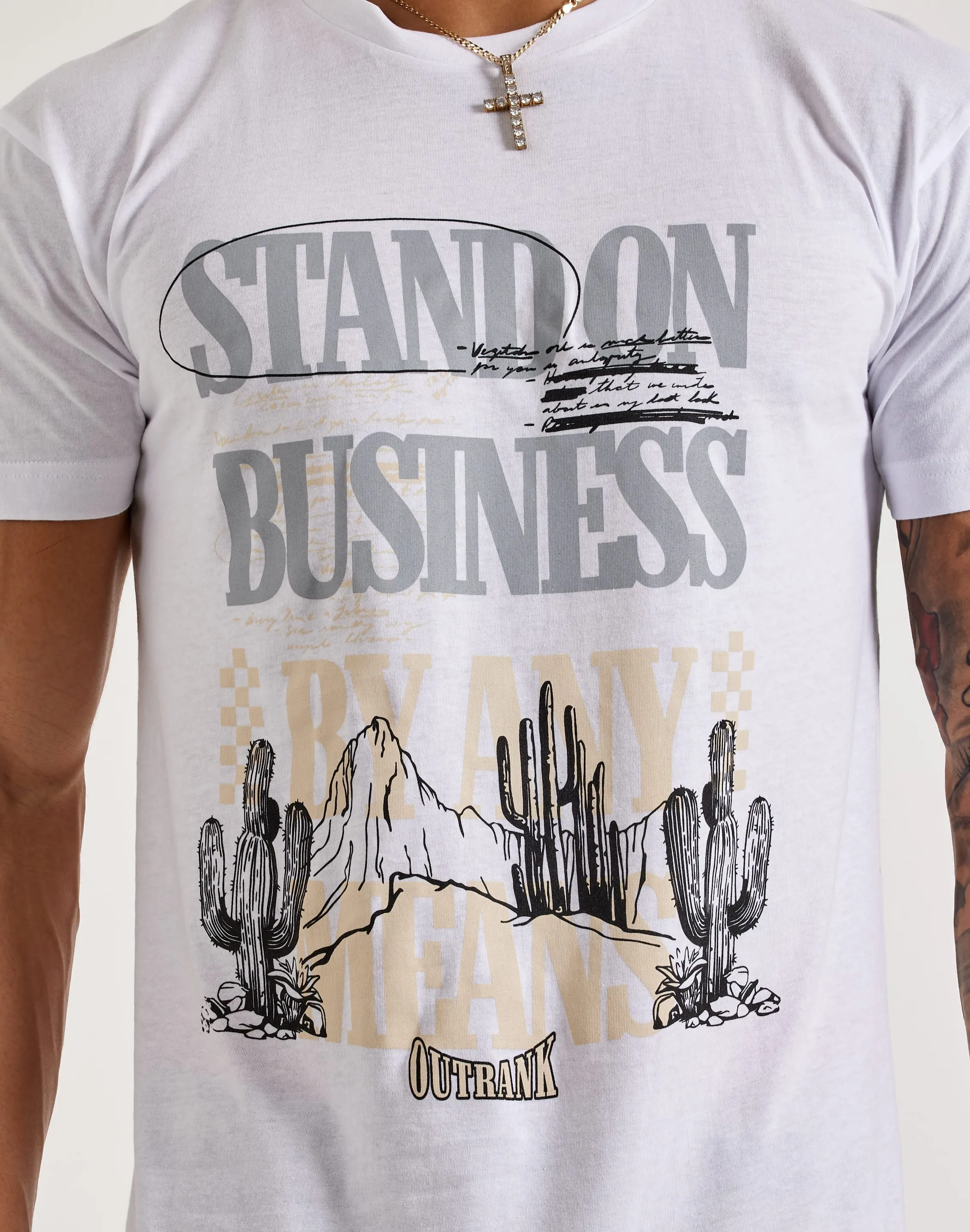 Outrank Stand On Business Tee