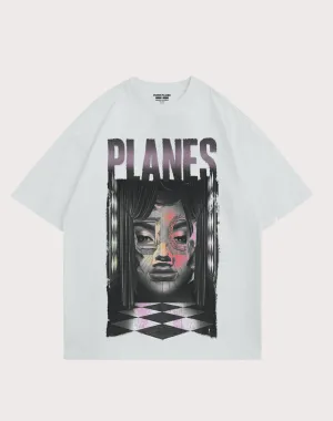Paper Planes Ip Holdings Llc Surrealist Face Heavyweight Tee
