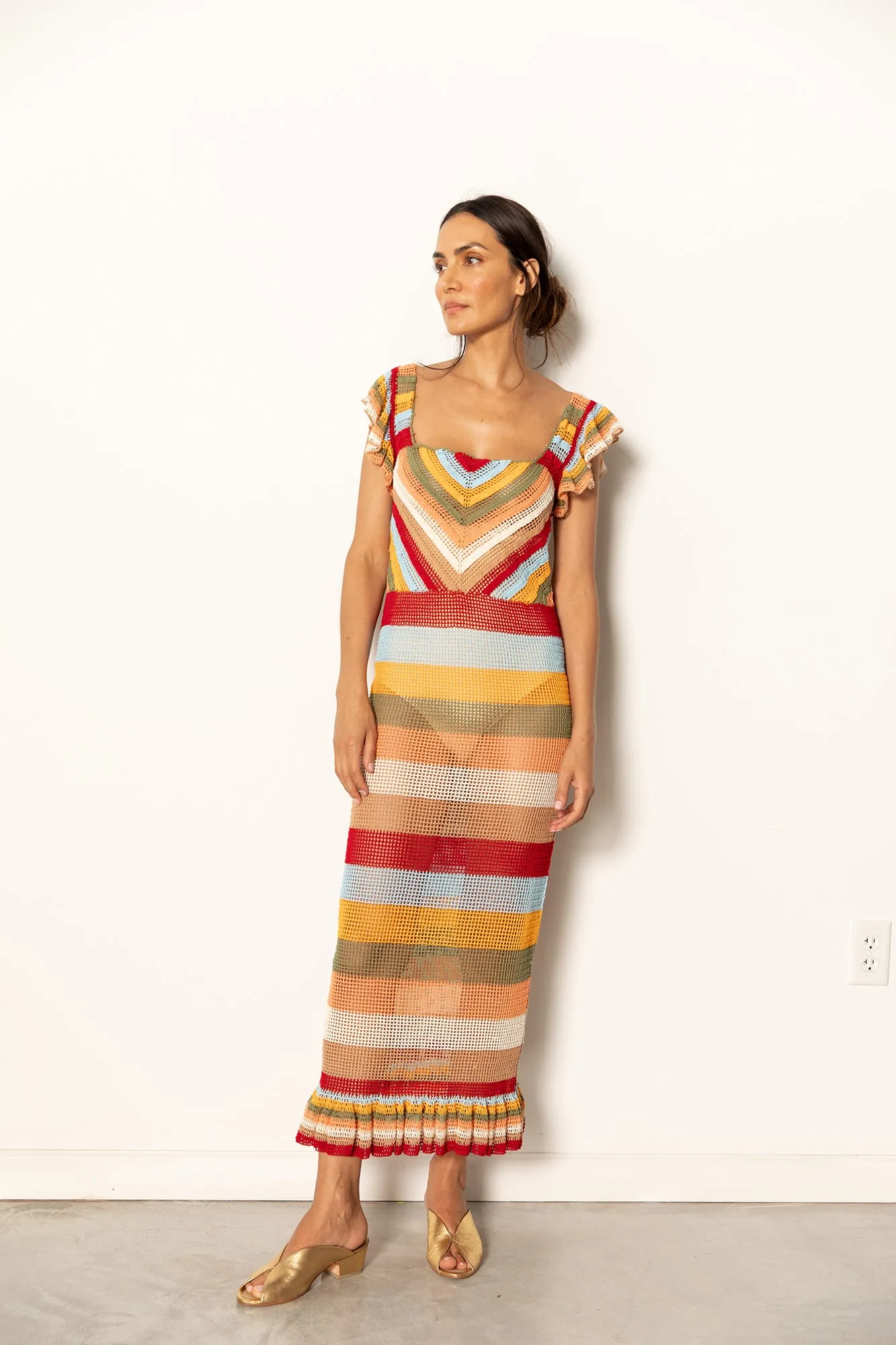 Paradise Crochet Dress - Final Sale