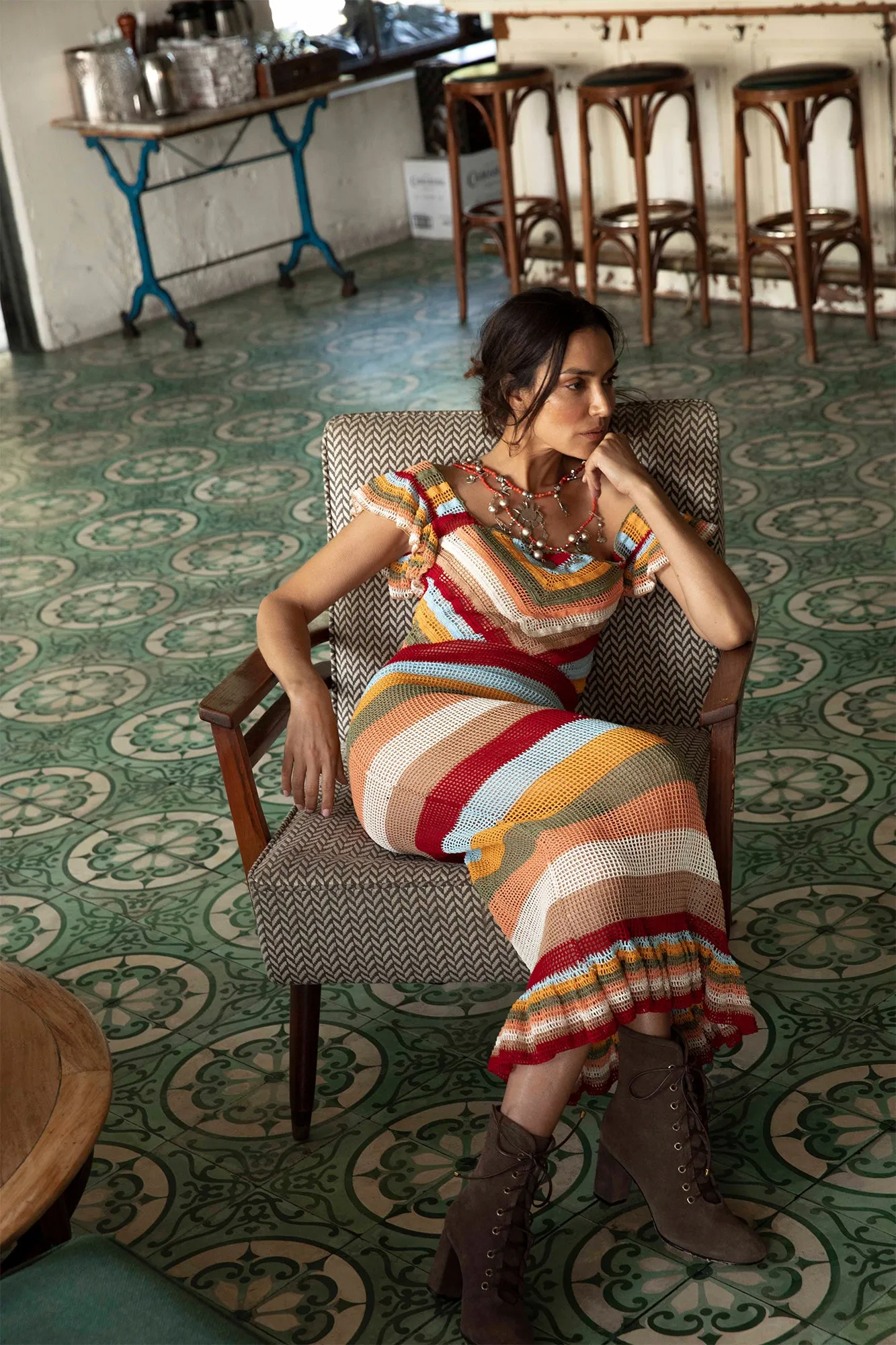 Paradise Crochet Dress - Final Sale