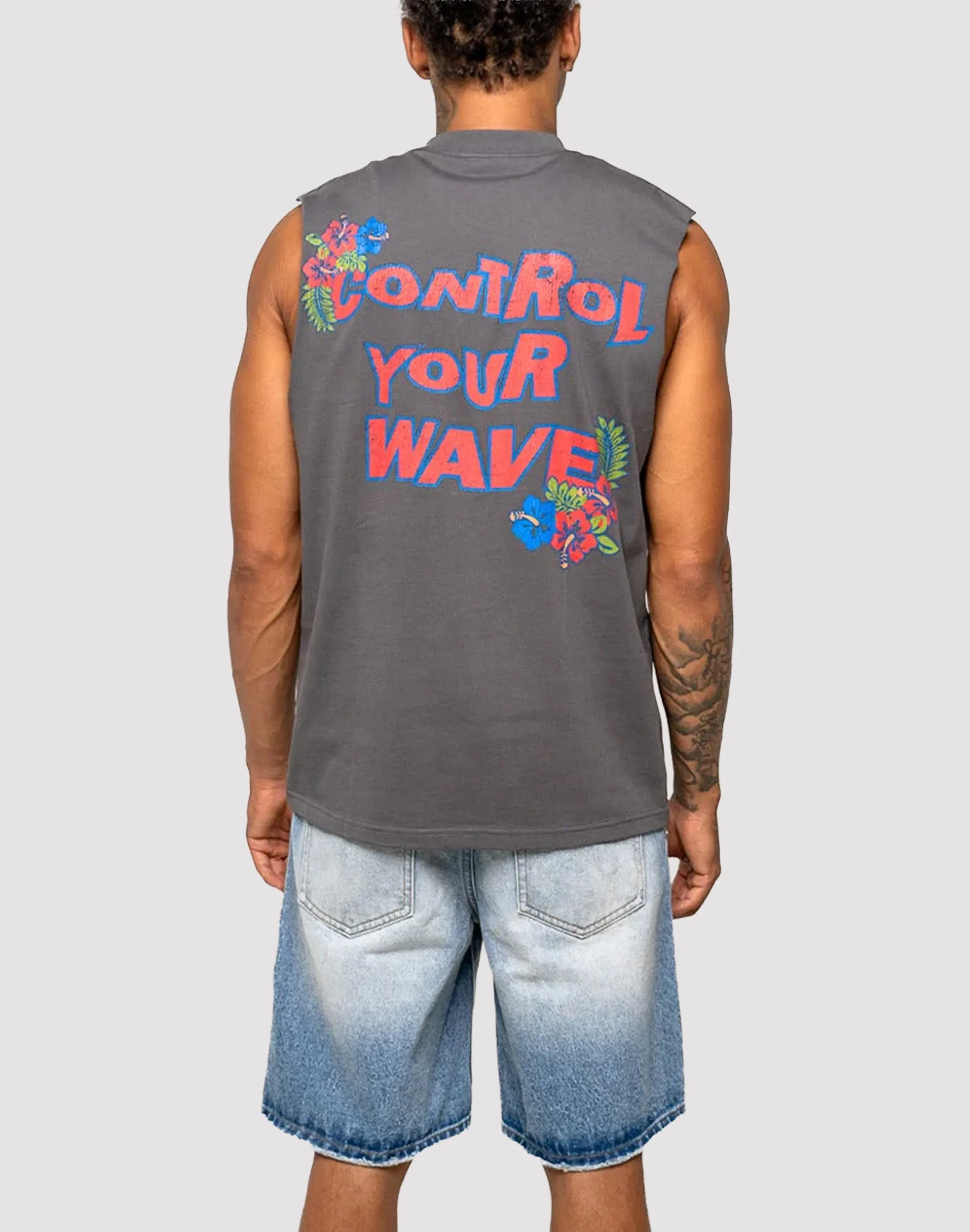 Paradise Lost Control Your Wave Muscle Tee