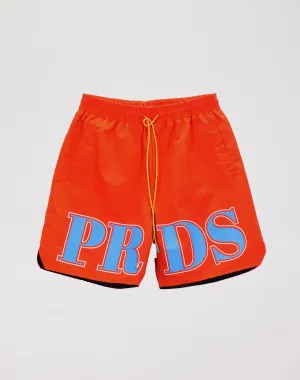 Paradise Lost Varsity Amber Nylon Shorts