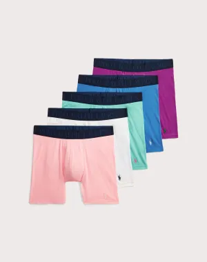 Polo Ralph Lauren 4D Flex Boxer Briefs 5-Pack
