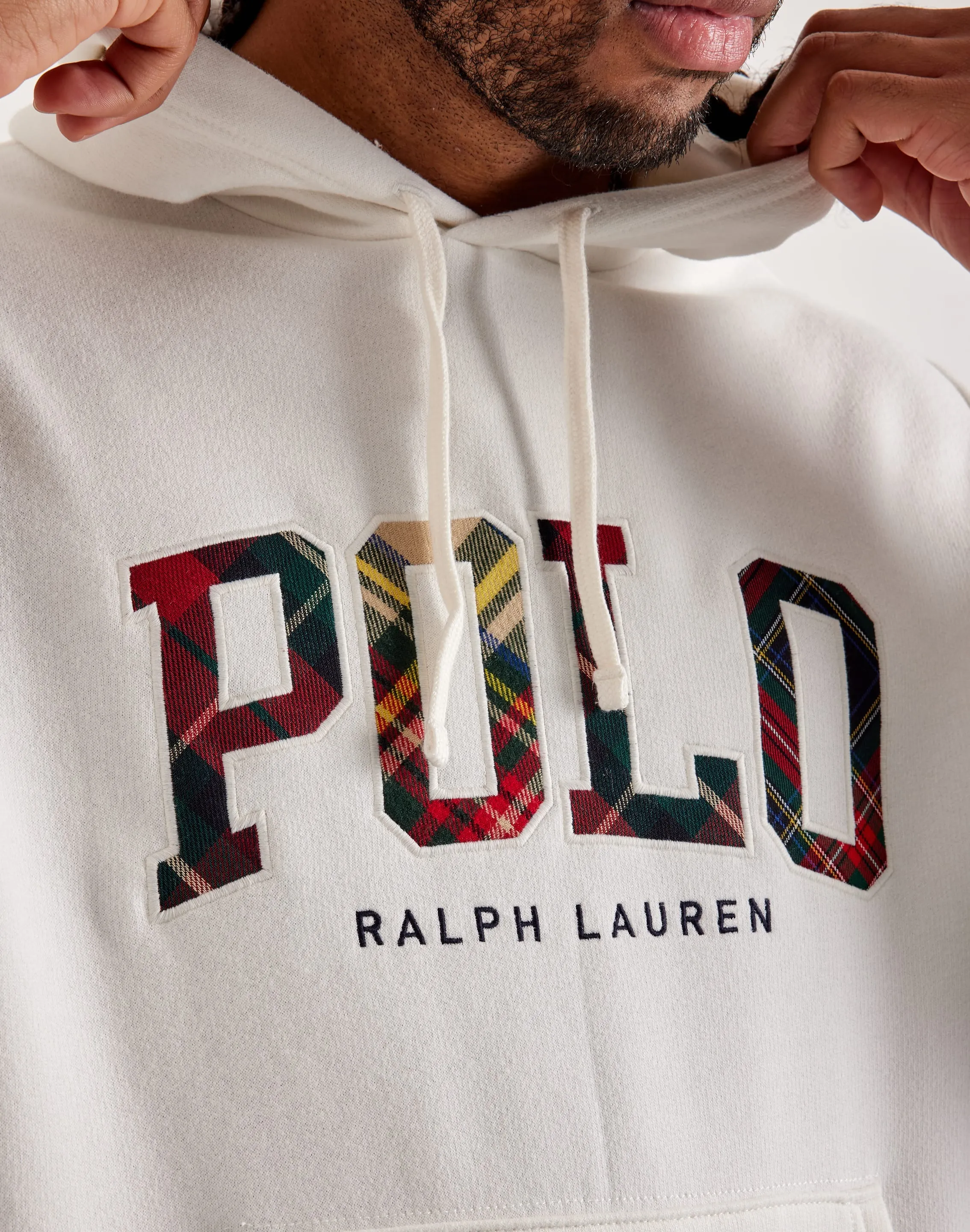 Polo Ralph Lauren Plaid Logo Hoodie