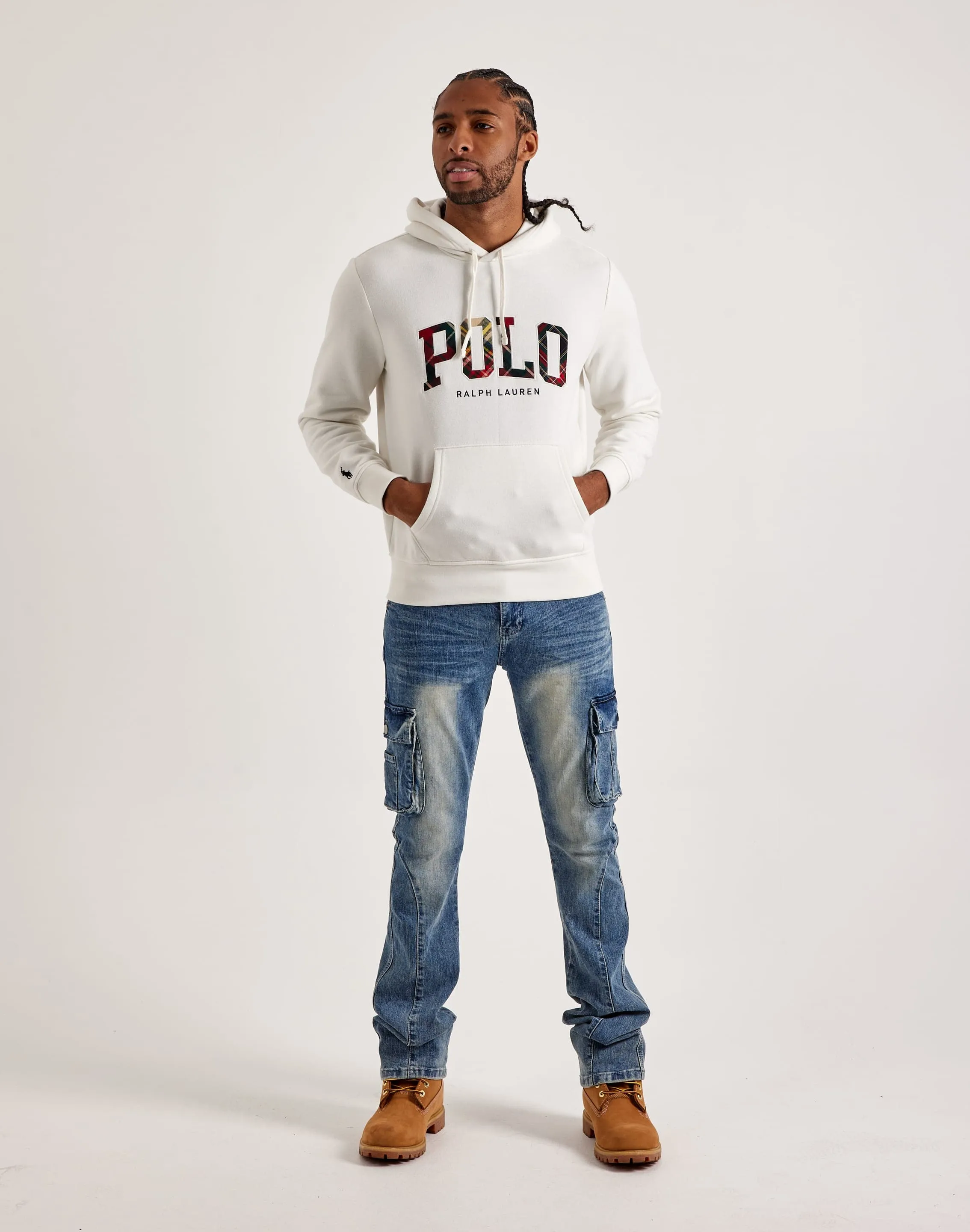 Polo Ralph Lauren Plaid Logo Hoodie