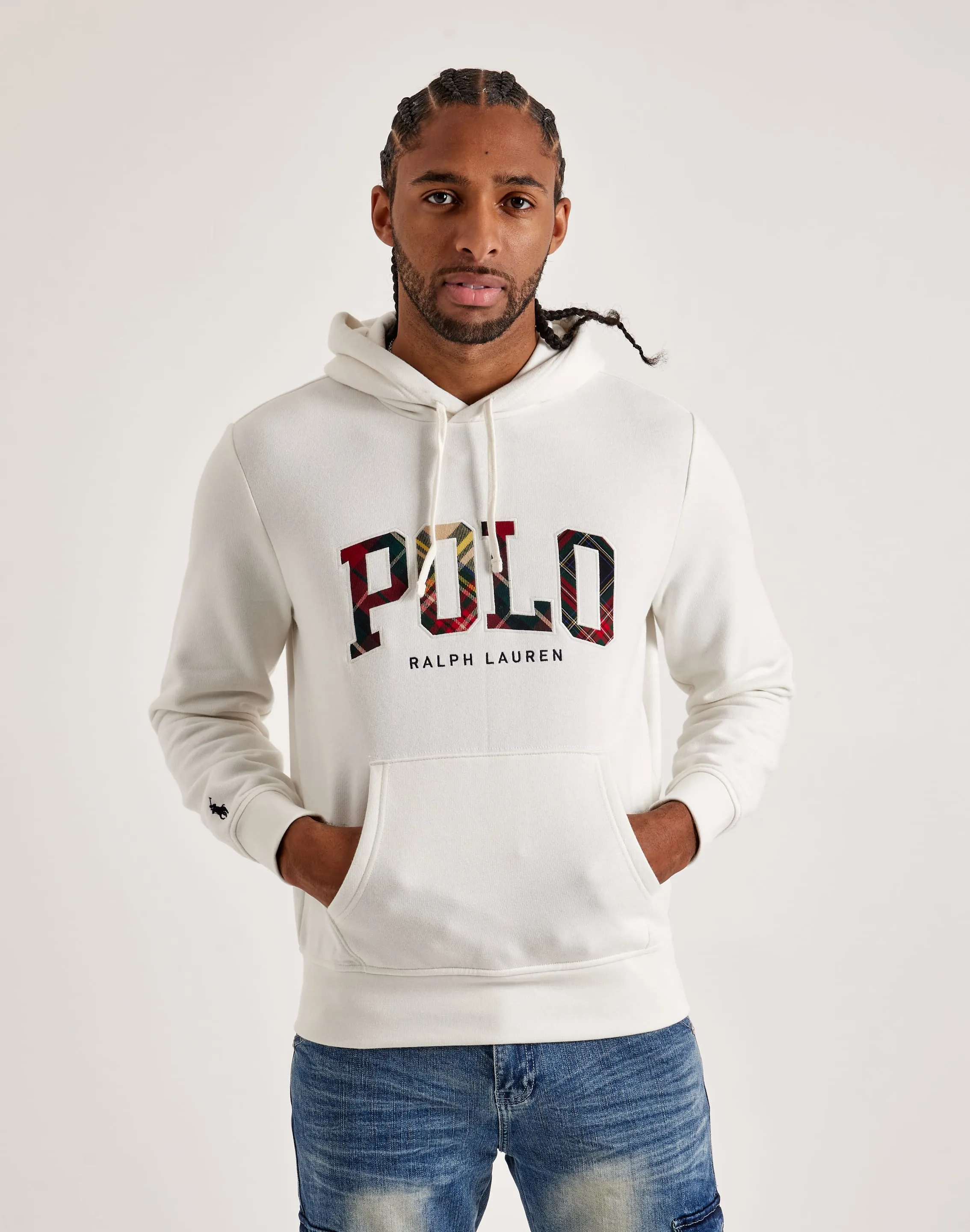 Polo Ralph Lauren Plaid Logo Hoodie
