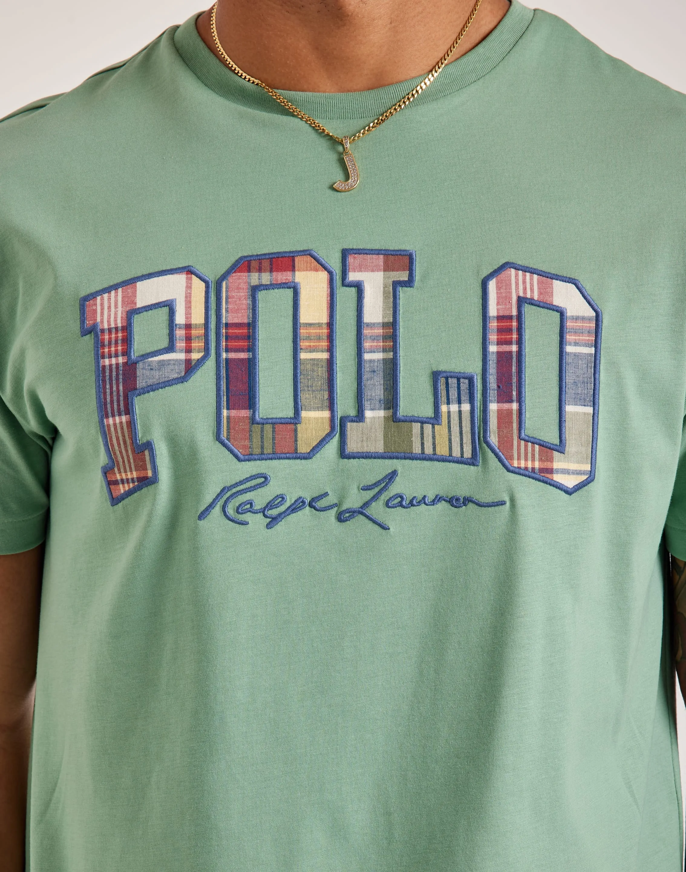Polo Ralph Lauren Plaid Logo Tee