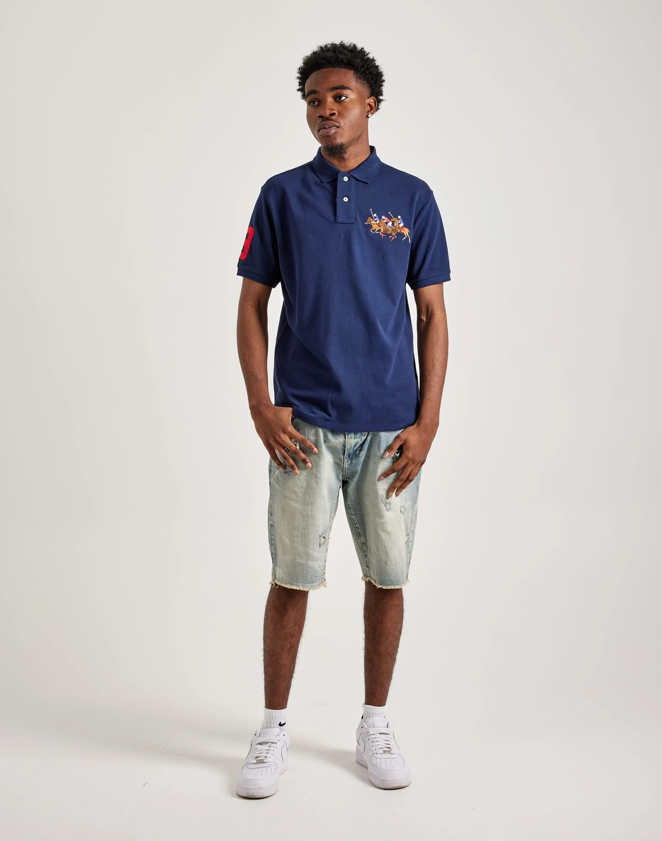 Polo Ralph Lauren Triple-Pony Mesh Polo Shirt