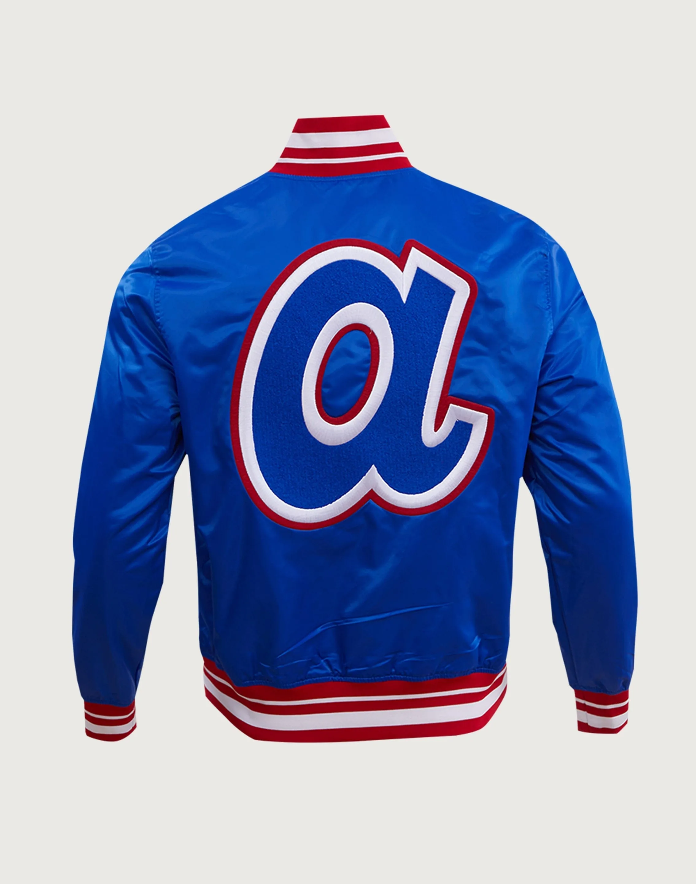 Pro Standard Atlanta Braves Retro Classic Rib Satin Jacket
