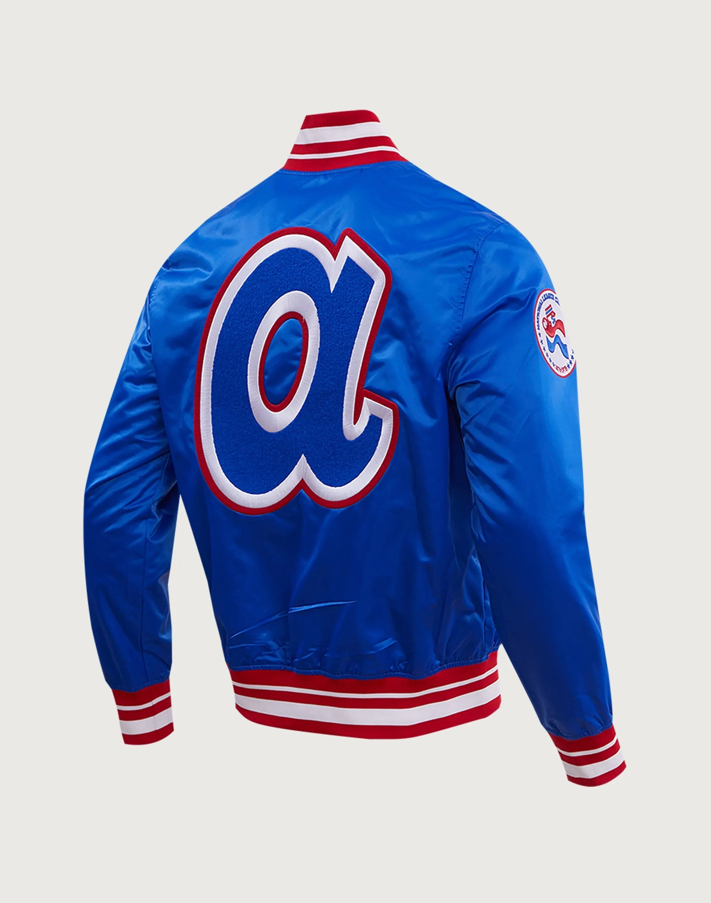 Pro Standard Atlanta Braves Retro Classic Rib Satin Jacket