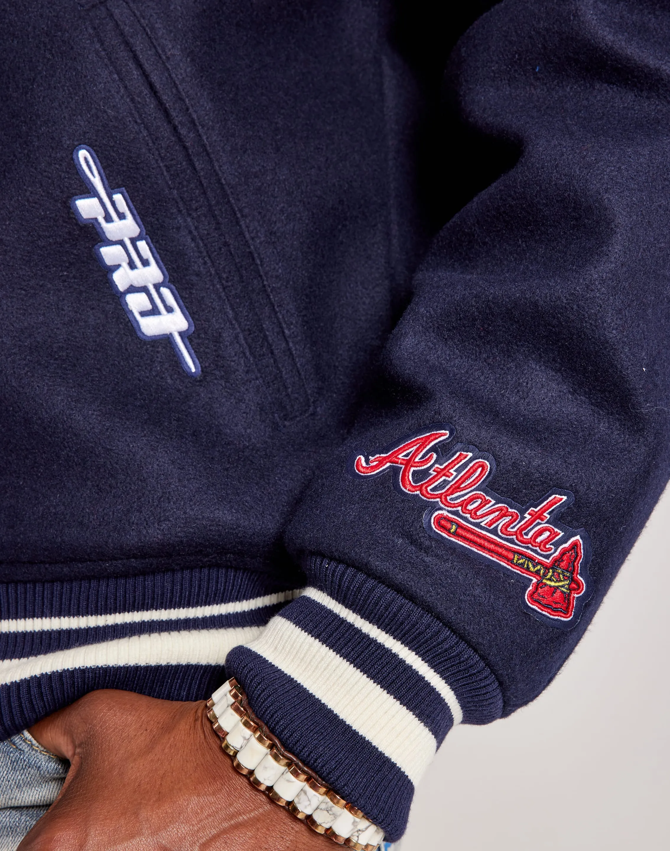 Pro Standard Atlanta Braves Varsity Jacket
