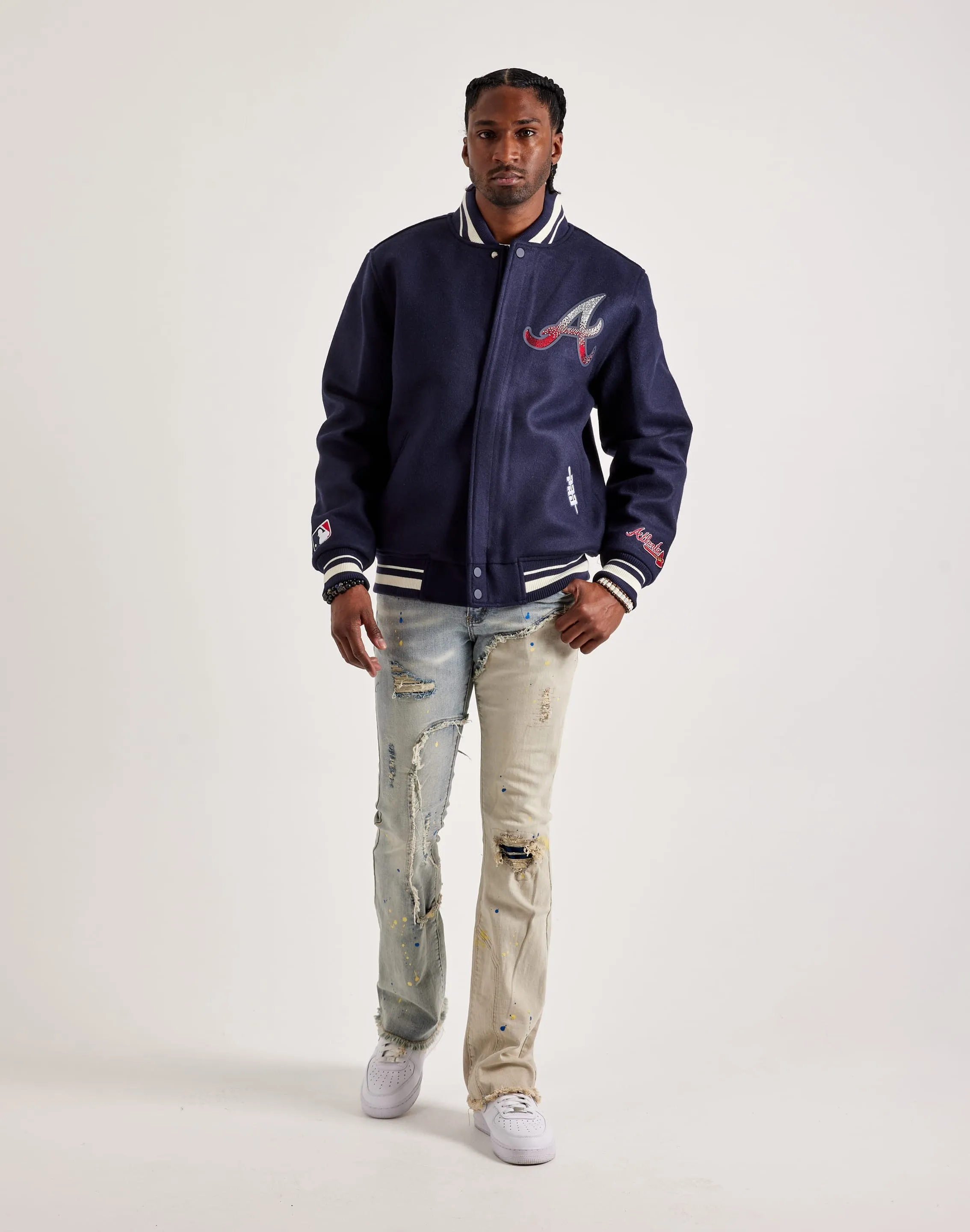 Pro Standard Atlanta Braves Varsity Jacket
