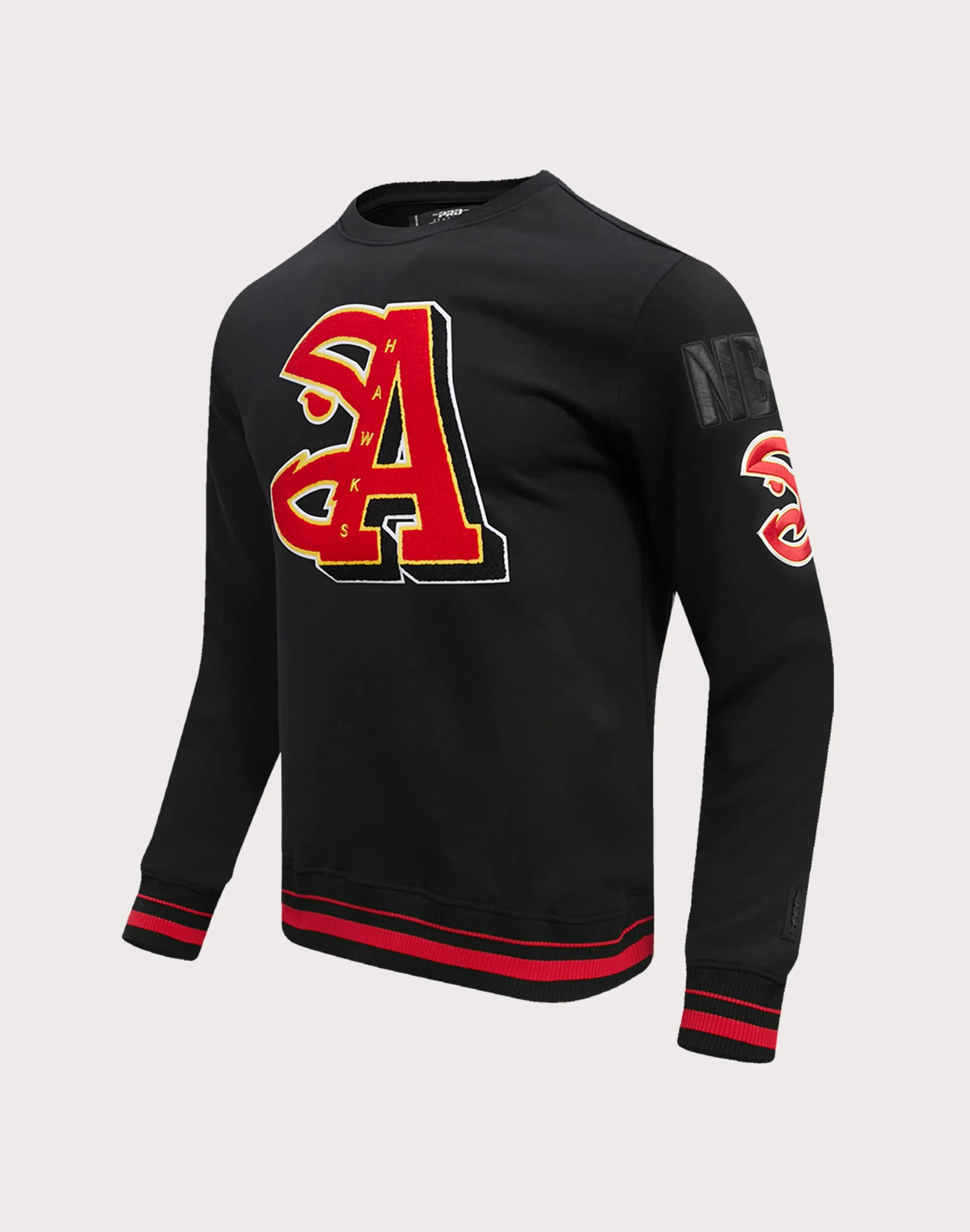 Pro Standard Atlanta Hawks Mashup Rib Crewneck
