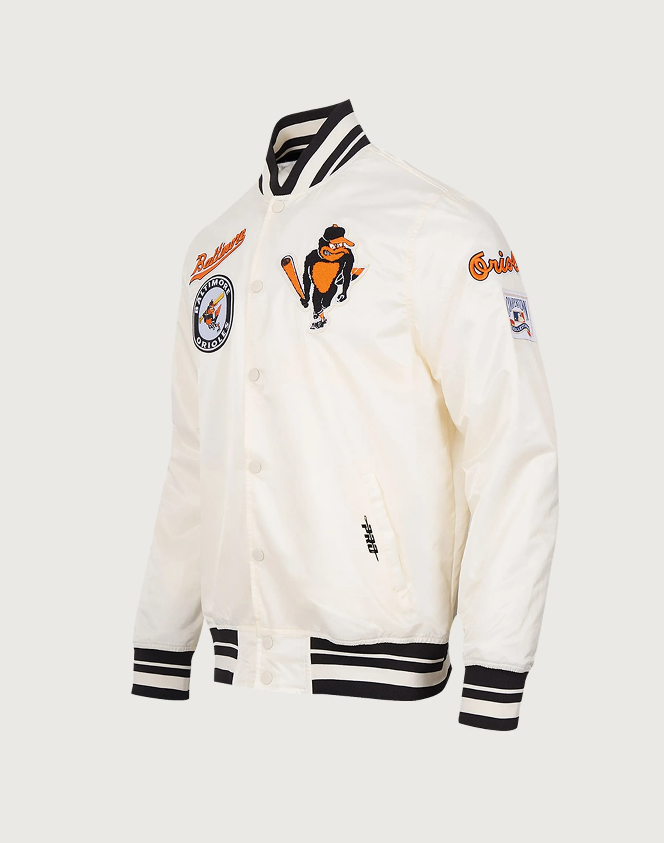 Pro Standard Baltimore Orioles Retro Classic Rib Satin Jacket