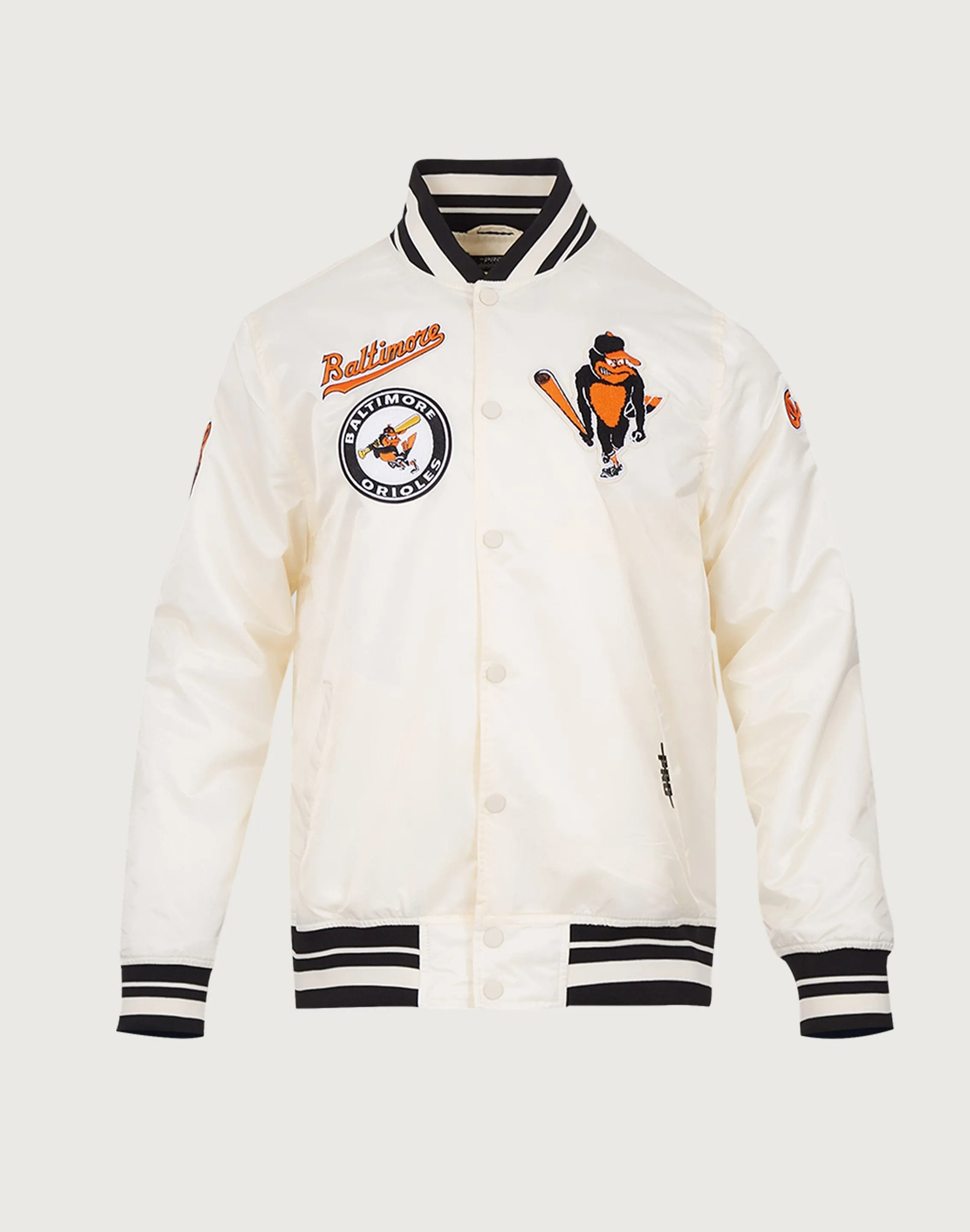 Pro Standard Baltimore Orioles Retro Classic Rib Satin Jacket