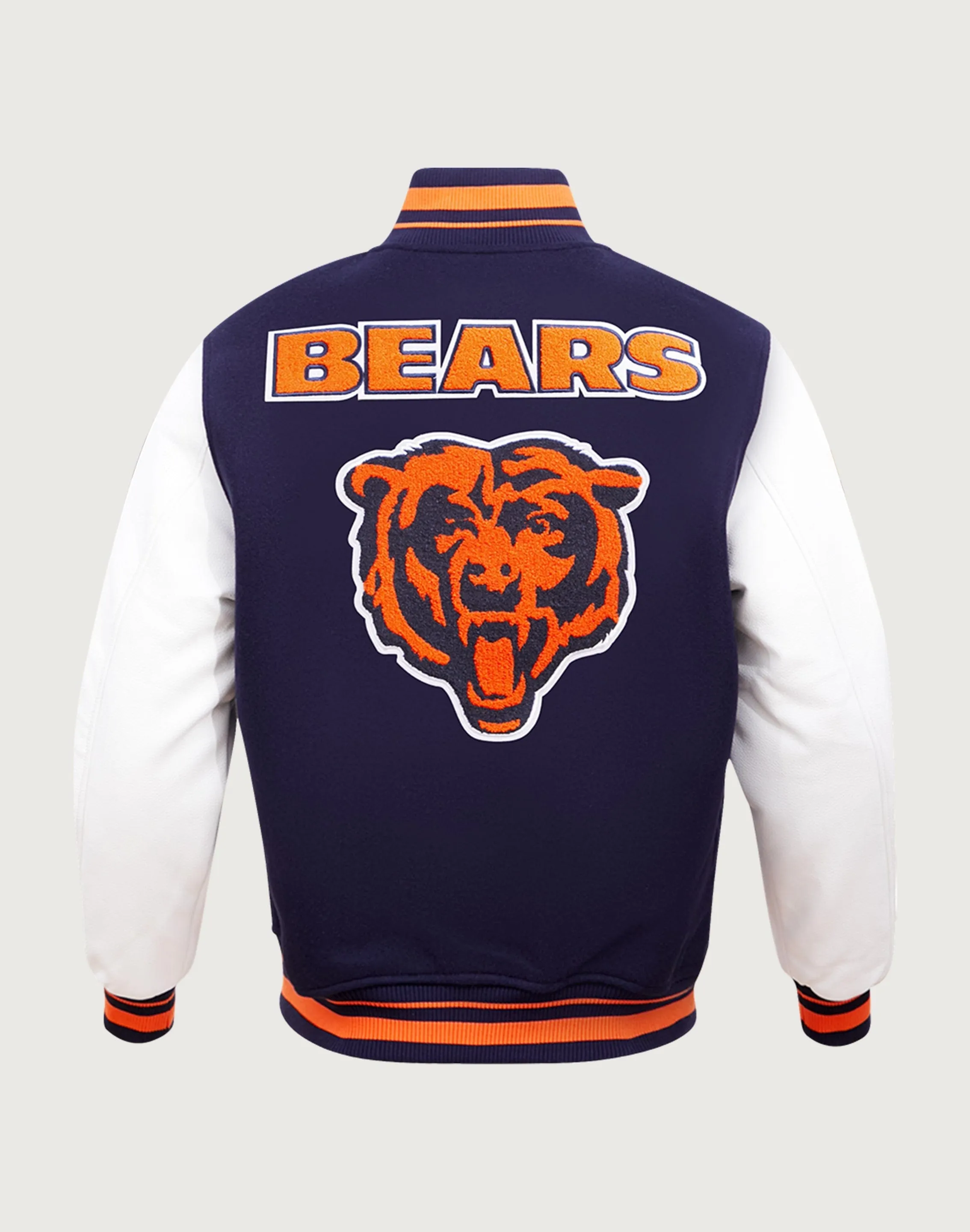 Pro Standard Chicago Bears Retro Classic Rib Wool Varsity Jacket