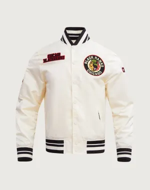 Pro Standard Chicago Blackhawks Retro Classic Rib Satin Jacket