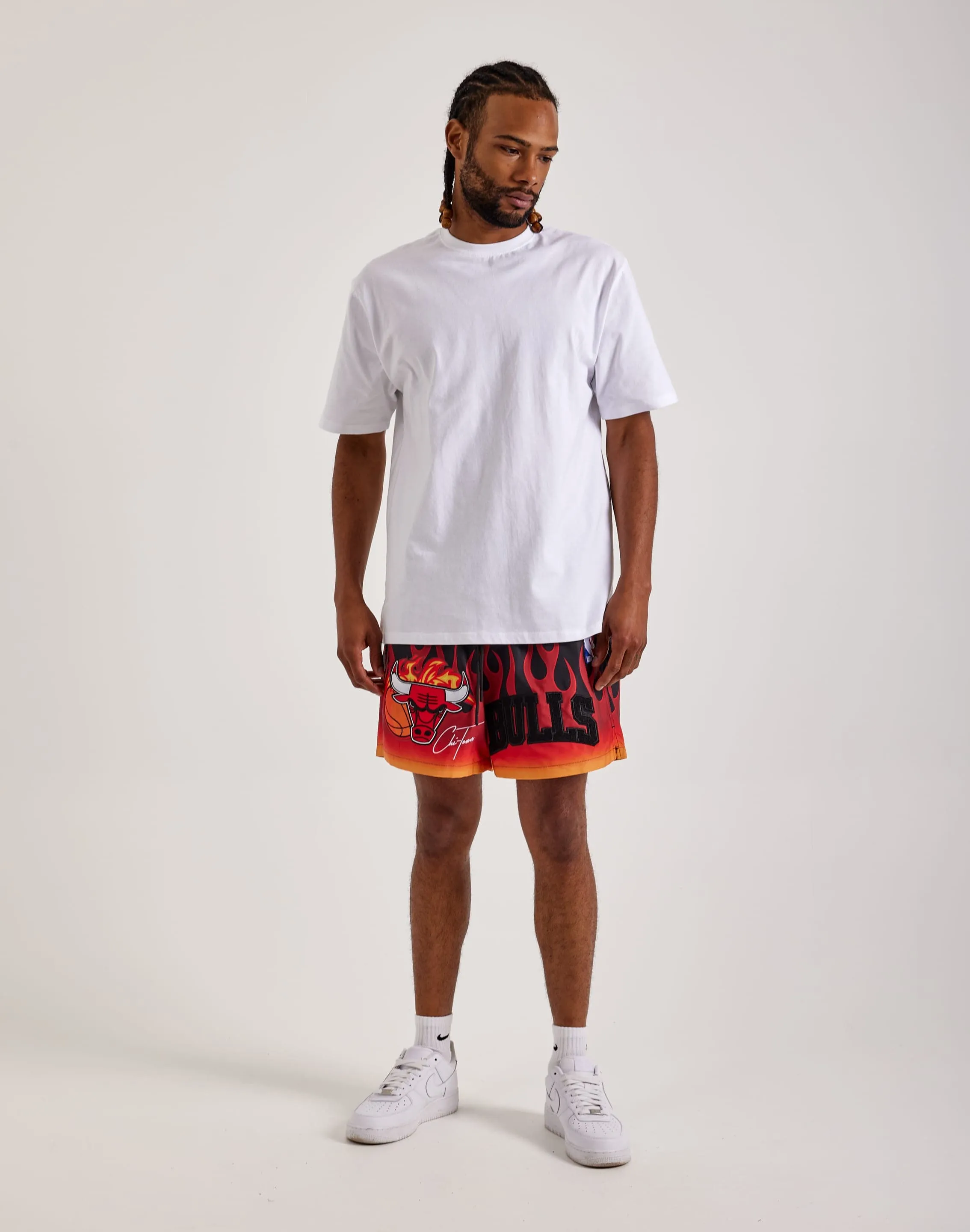 Pro Standard Chicago Bulls Flame Shorts