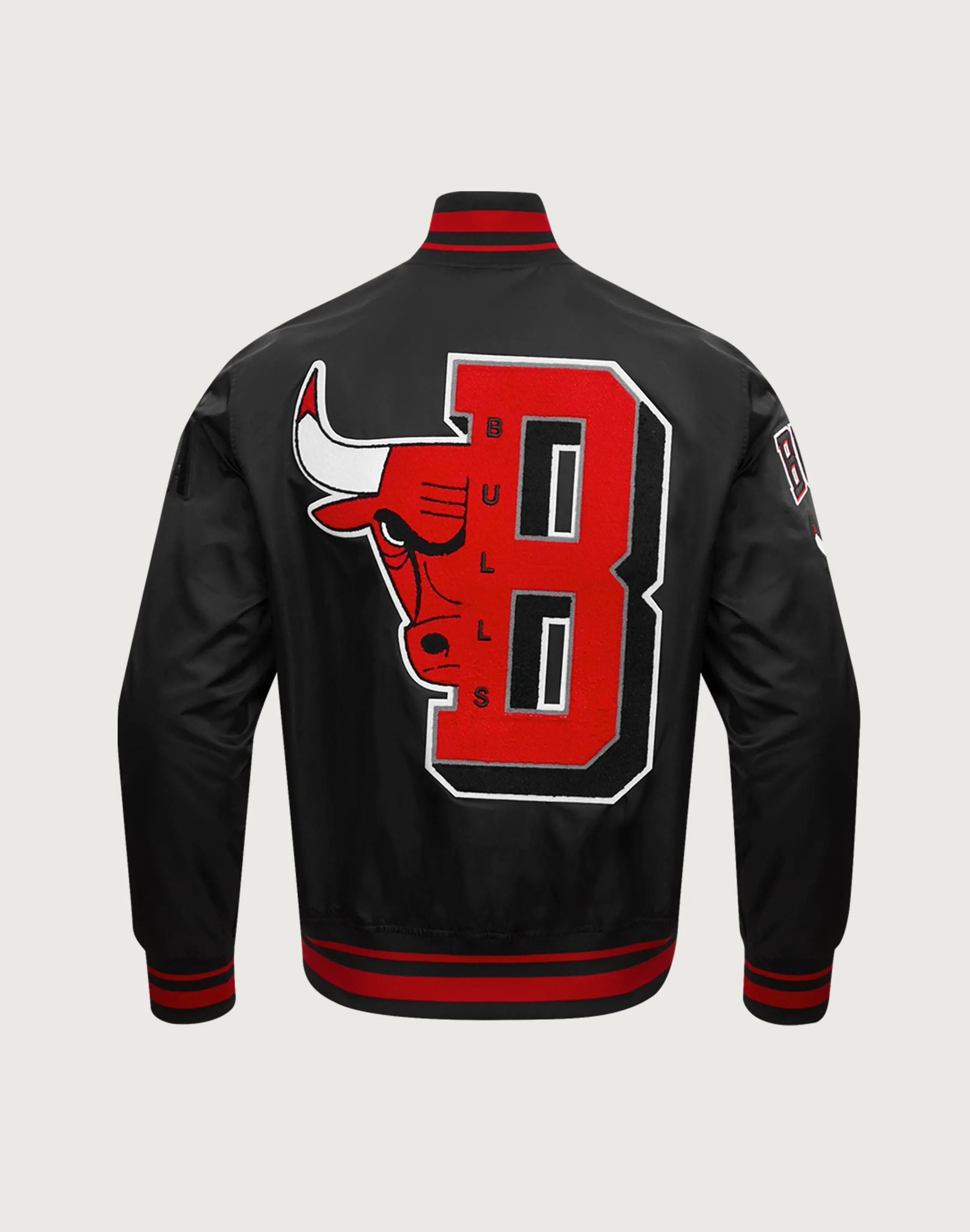 Pro Standard Chicago Bulls Mashup Rib Satin Jacket