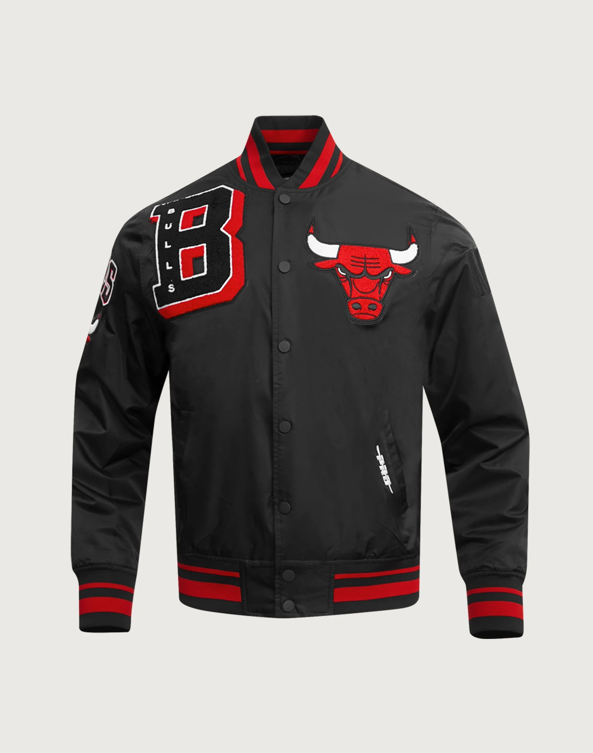 Pro Standard Chicago Bulls Mashup Rib Satin Jacket