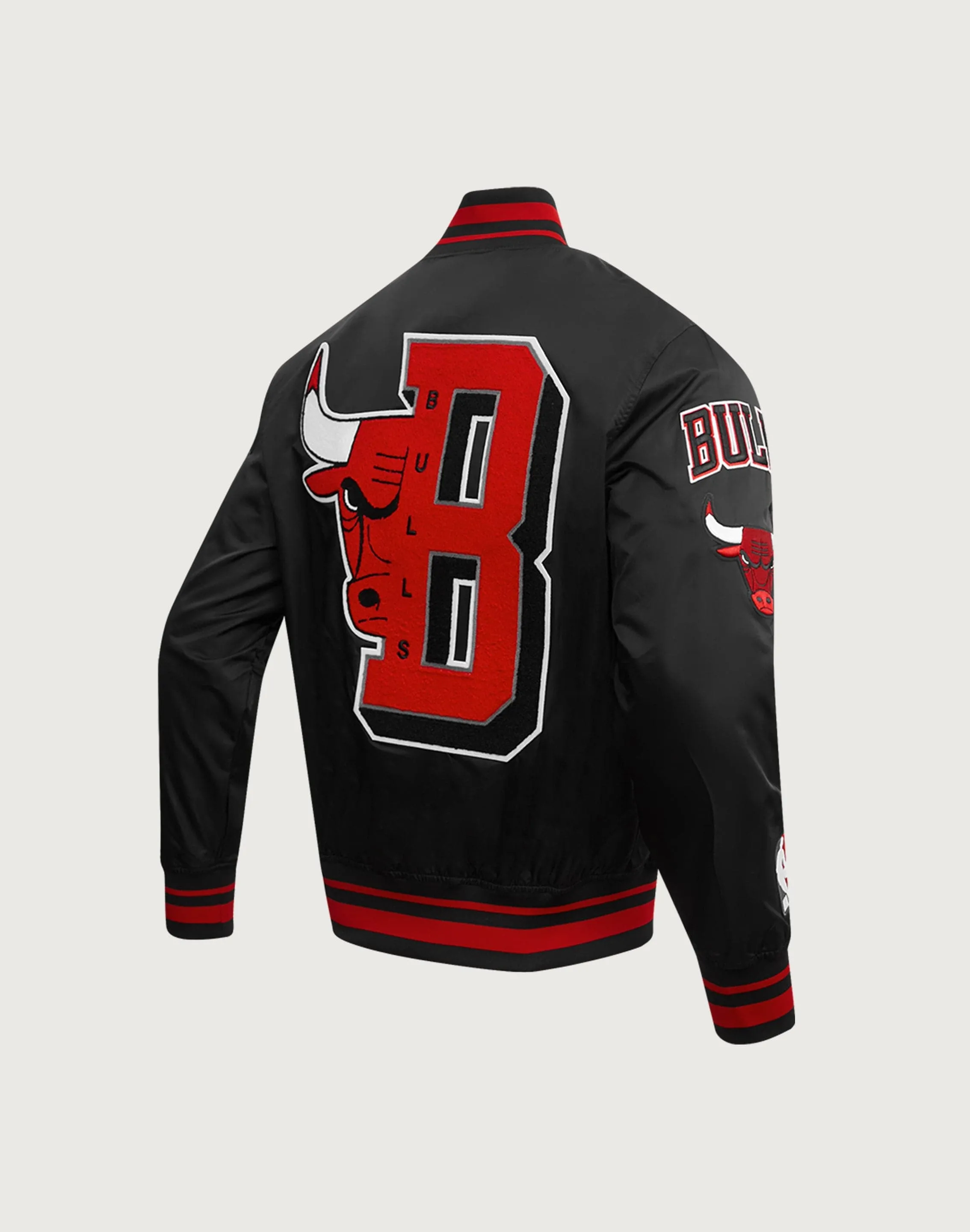 Pro Standard Chicago Bulls Mashup Rib Satin Jacket