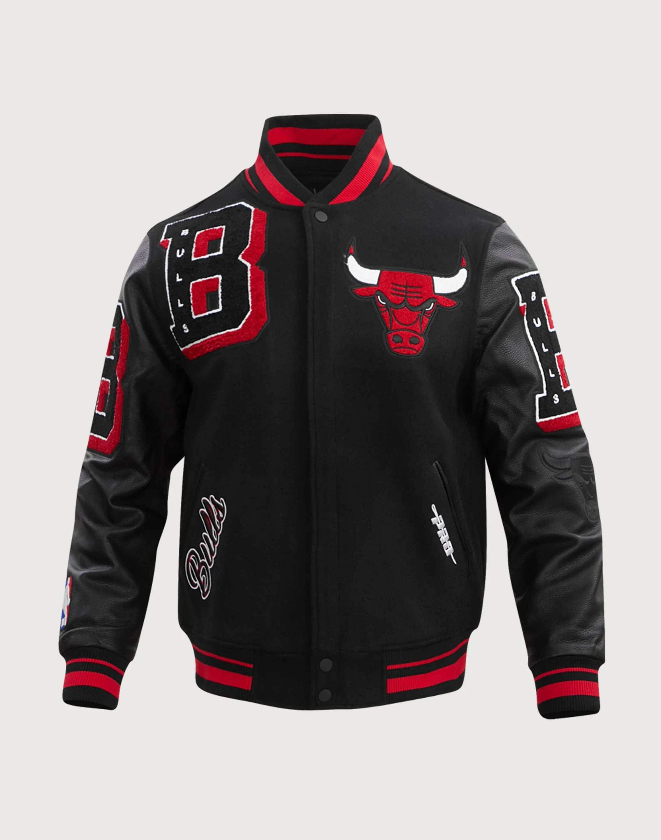 Pro Standard Chicago Bulls Mashup Rib Wool Varsity Jacket