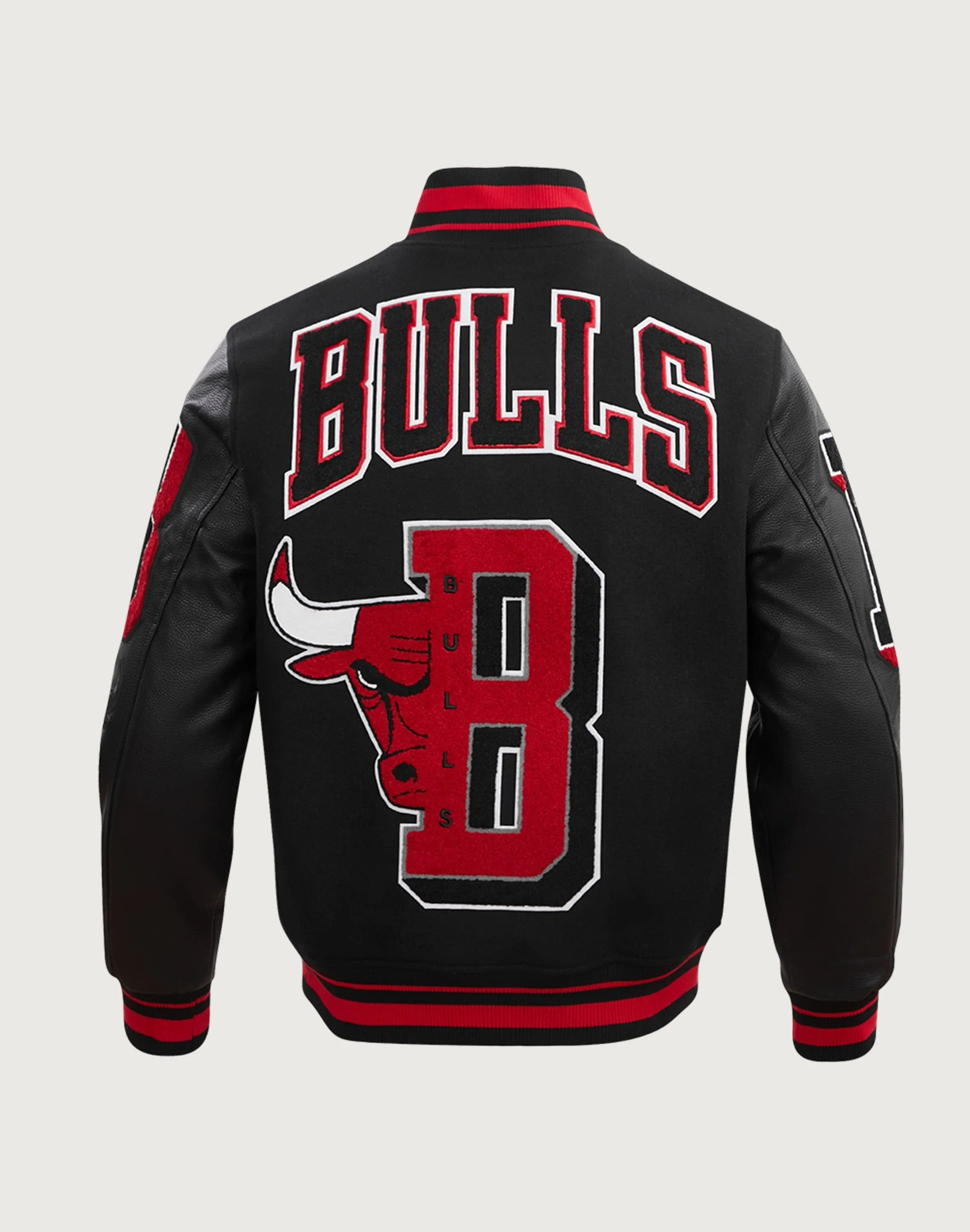 Pro Standard Chicago Bulls Mashup Rib Wool Varsity Jacket