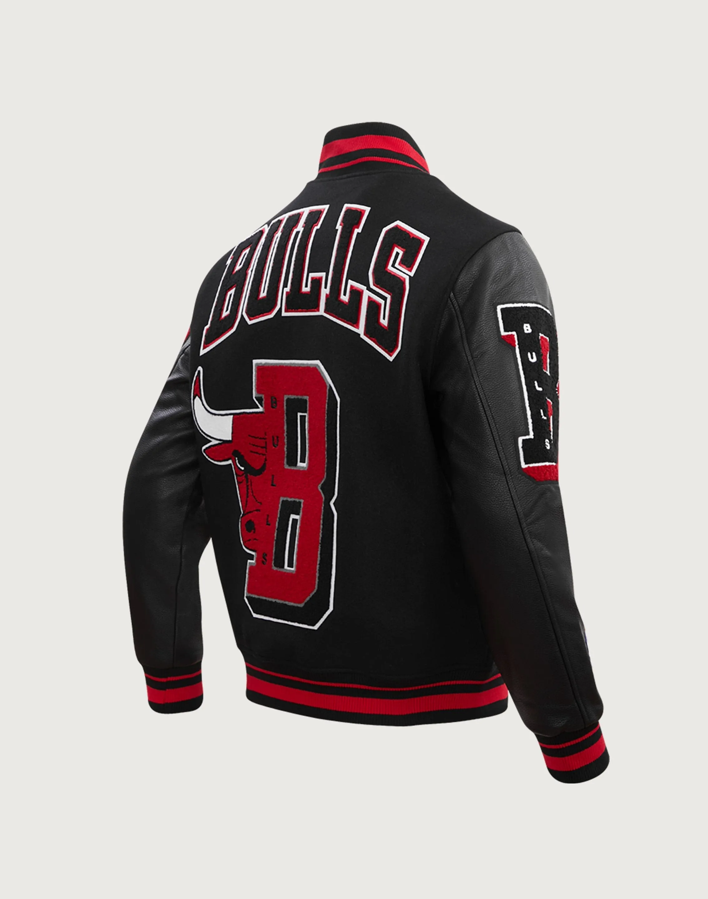 Pro Standard Chicago Bulls Mashup Rib Wool Varsity Jacket
