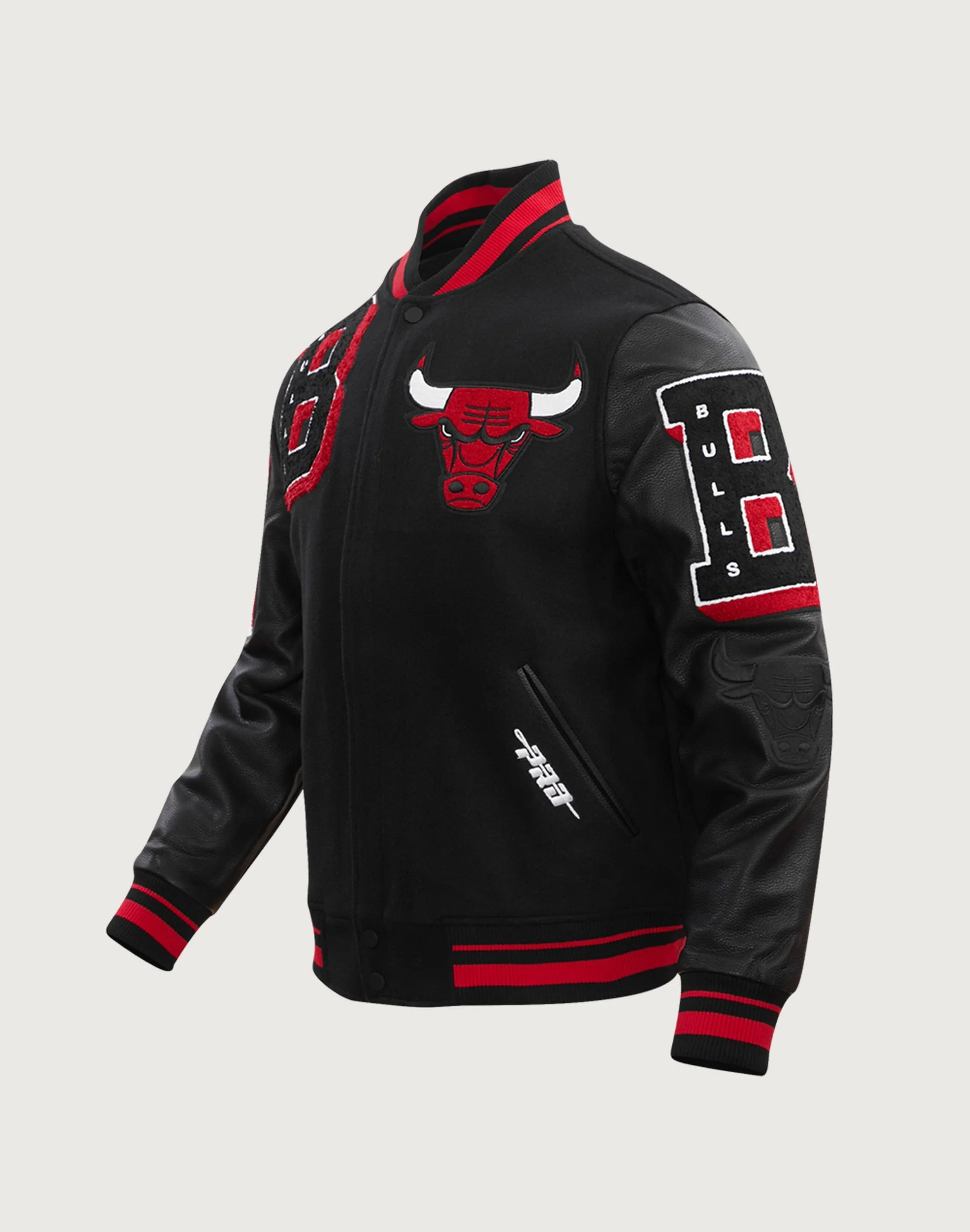 Pro Standard Chicago Bulls Mashup Rib Wool Varsity Jacket
