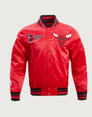 Pro Standard Chicago Bulls Retro Classic Rib Satin Jacket
