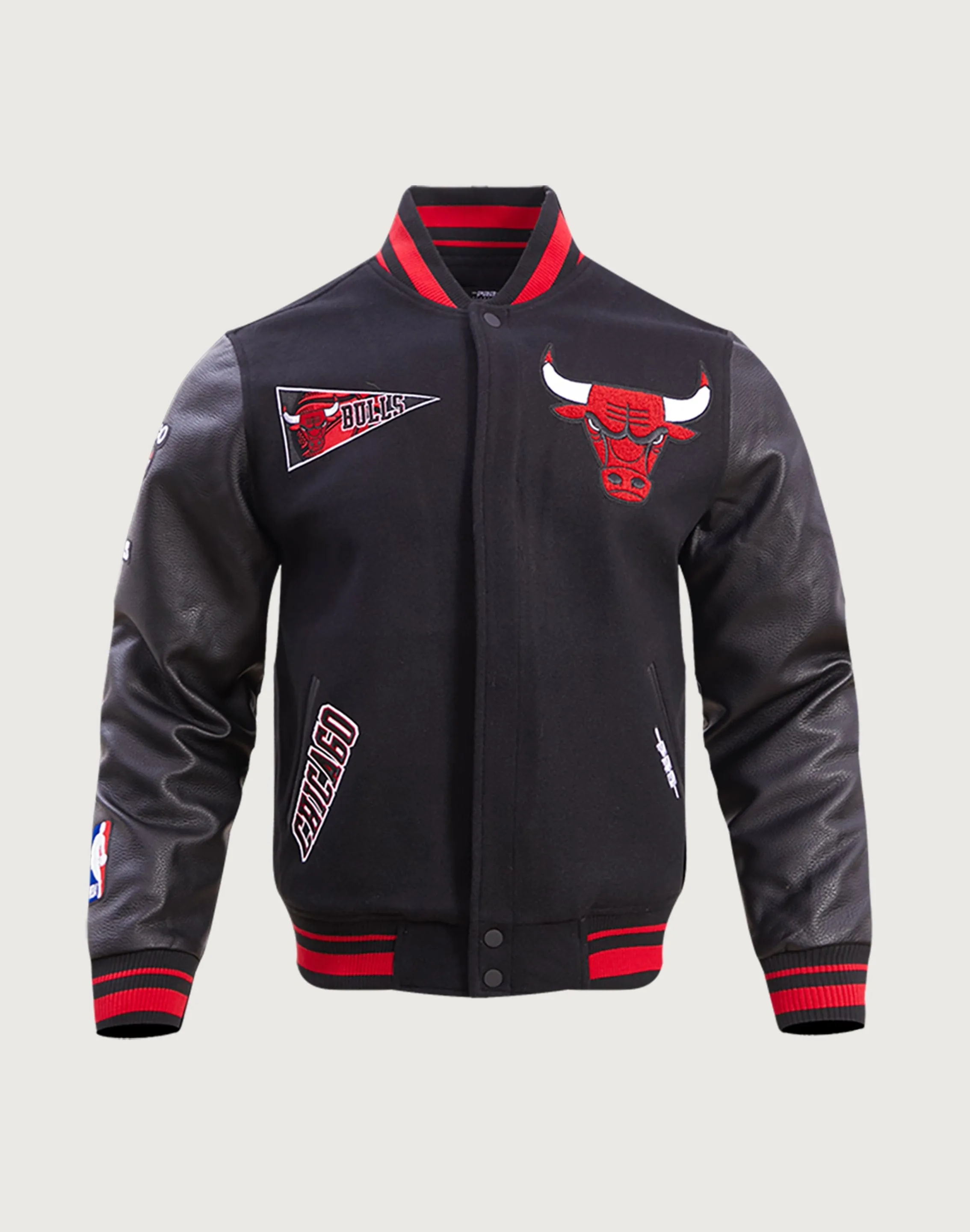 Pro Standard Chicago Bulls Retro Classic Rib Wool Varsity Jacket