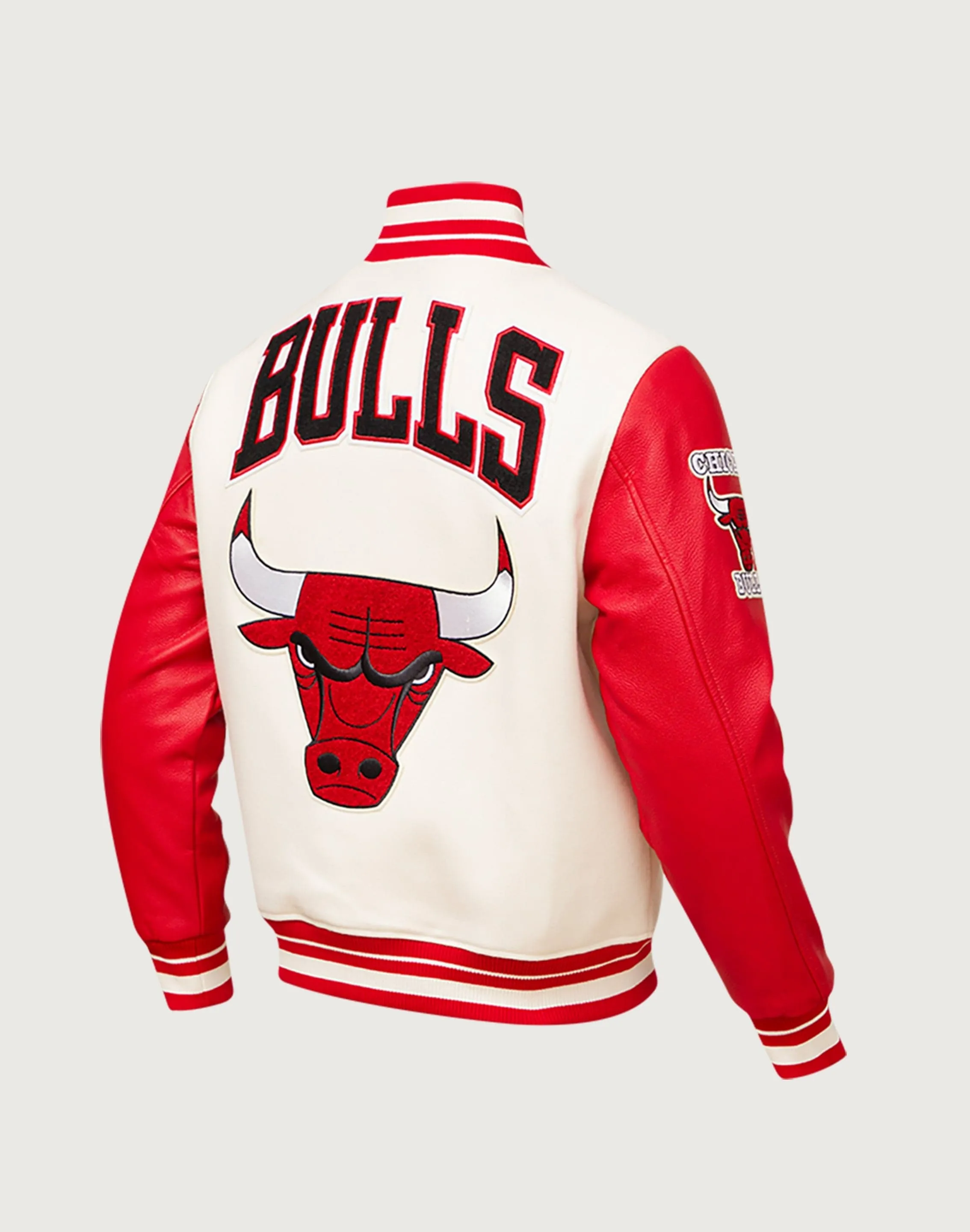 Pro Standard Chicago Bulls Retro Classic Rib Wool Varsity Jacket