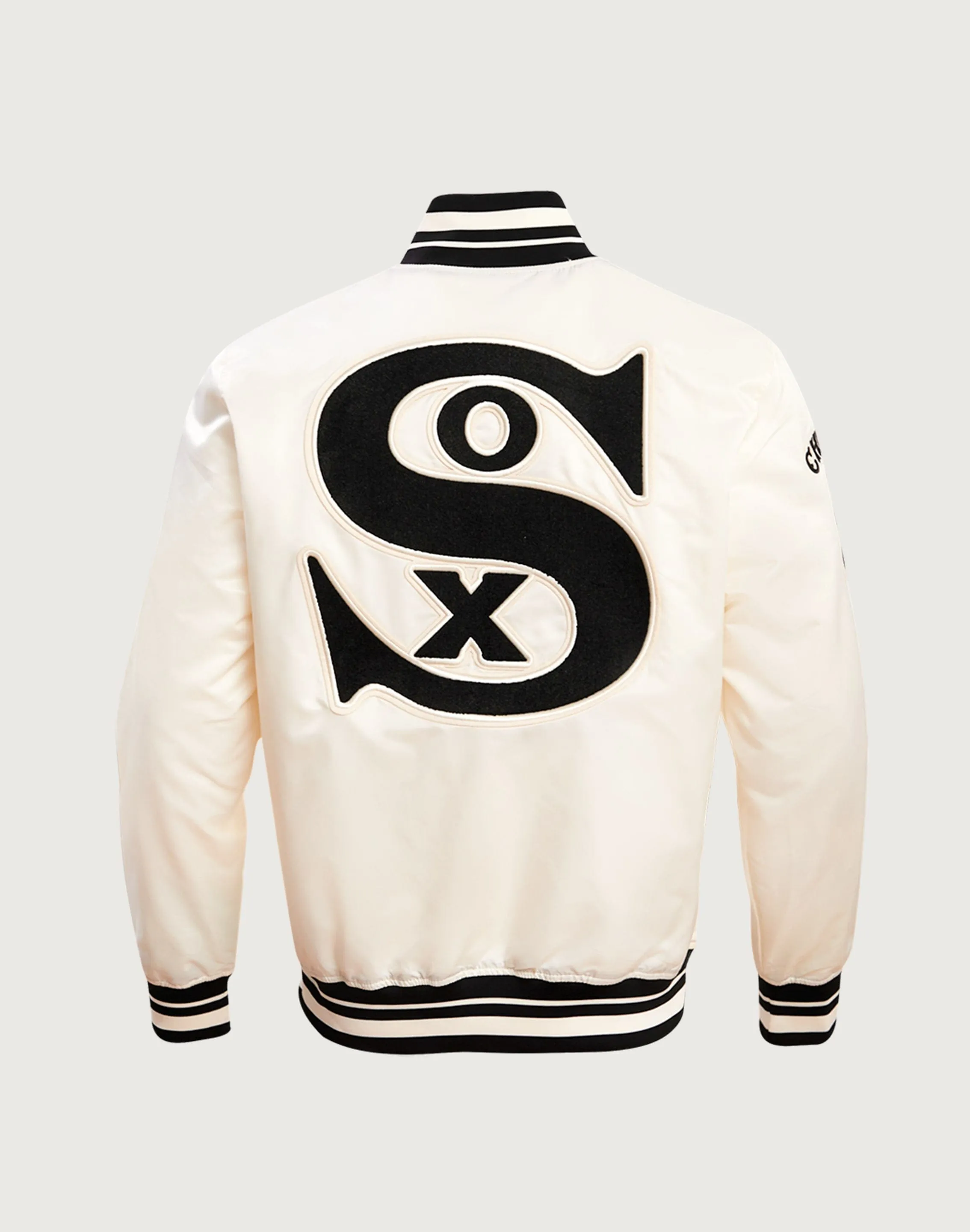 Pro Standard Chicago White Sox Retro Classic Rib Satin Jacket